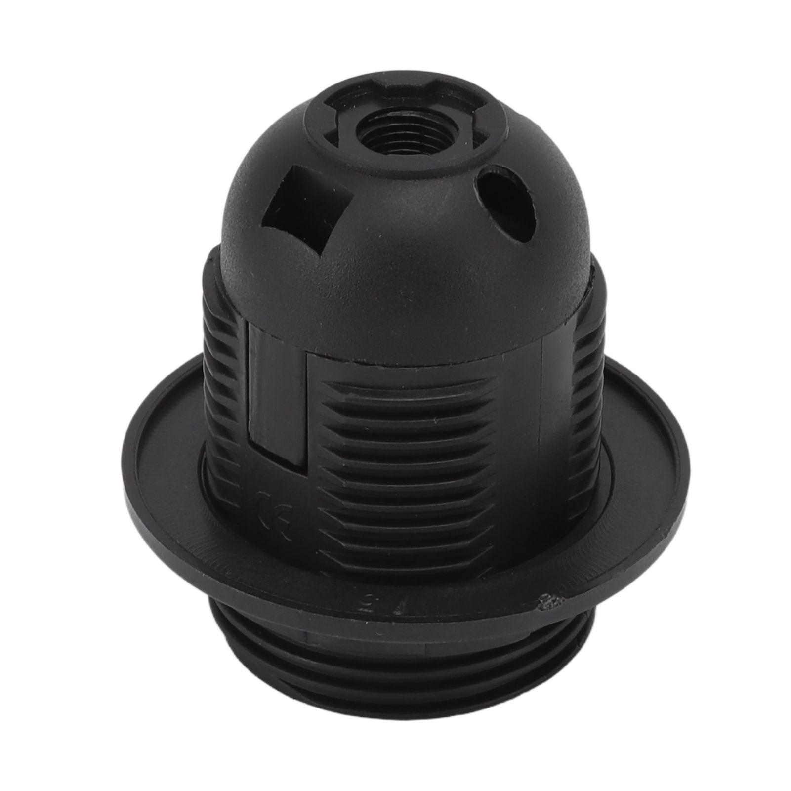 10Pcs E27 Light Base Socket Copper Core High Temperature Resistance E27 Light Holder Base with Lamp Sleeve for DIY Black - Image 5