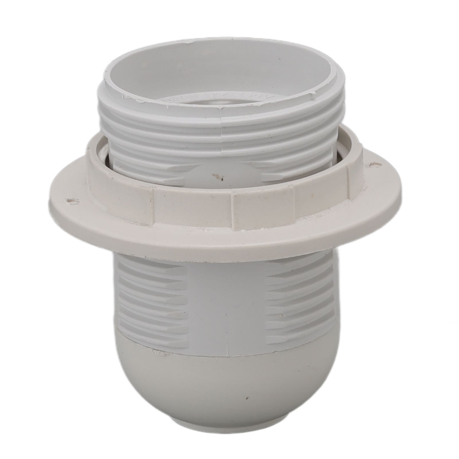 10Pcs E27 Light Base Socket Copper Core High Temperature Resistance E27 Light Holder Base with Lamp Sleeve for DIY White - Image 2