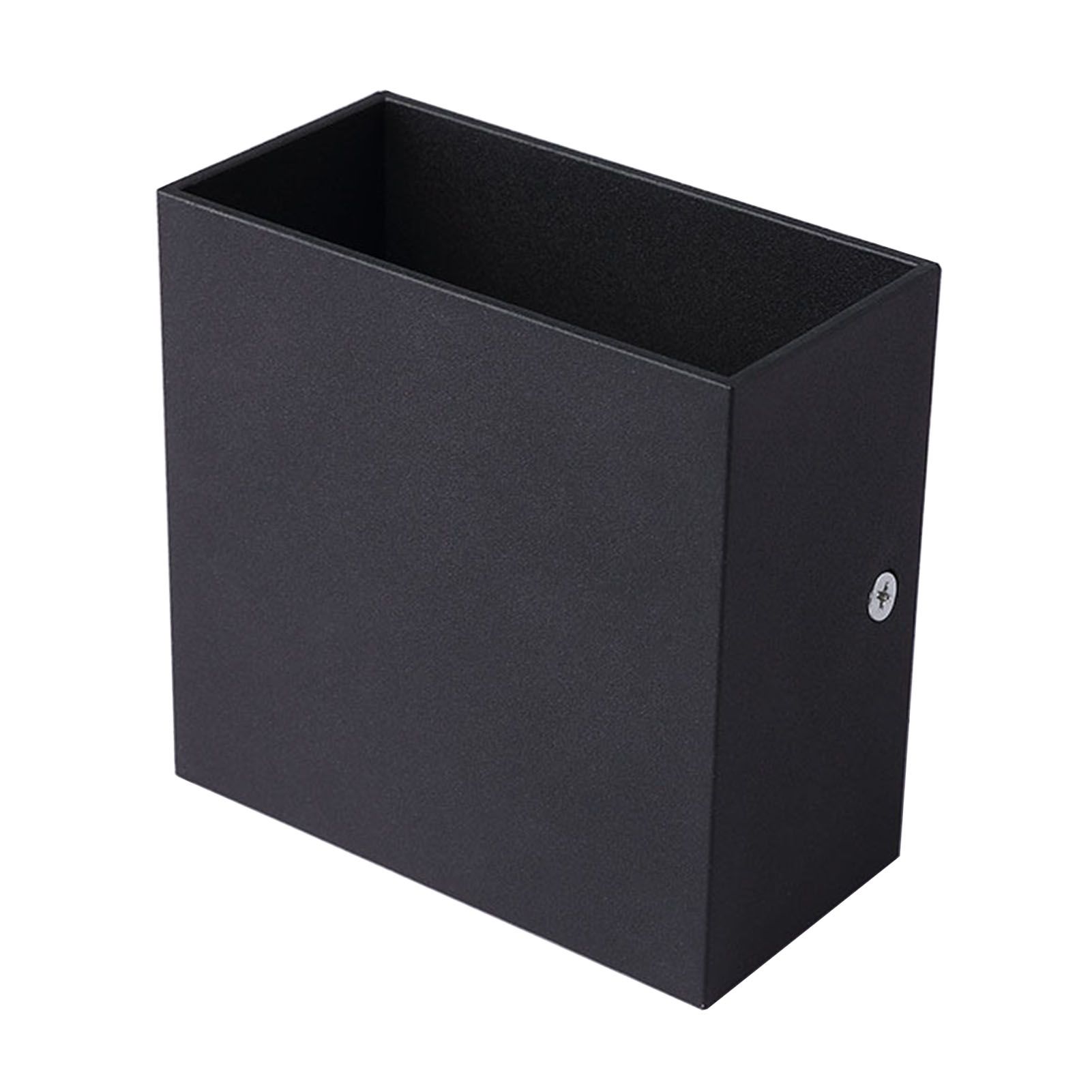 LED Wall Lights Multifunction Innovative Aluminum Wall Mounted Lamp for Bedroom Living Room Hallway 7W Black Warm Light - Image 1