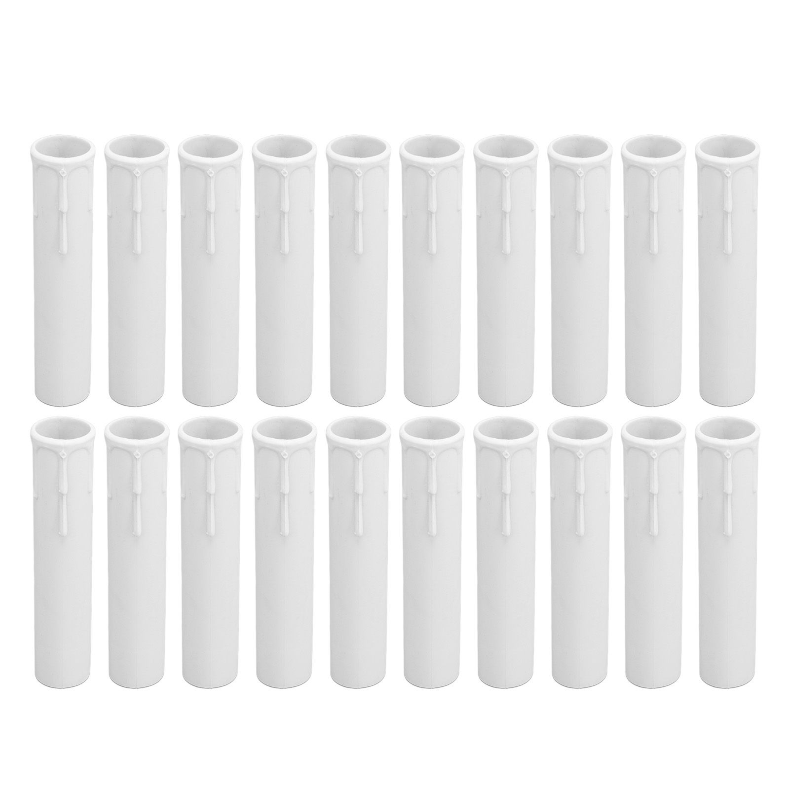 20pcs 4 Inch Candle Covers Sleeves Simulation Wax Drop E12 Candle Light Socket Covers for Chandelier - Image 5