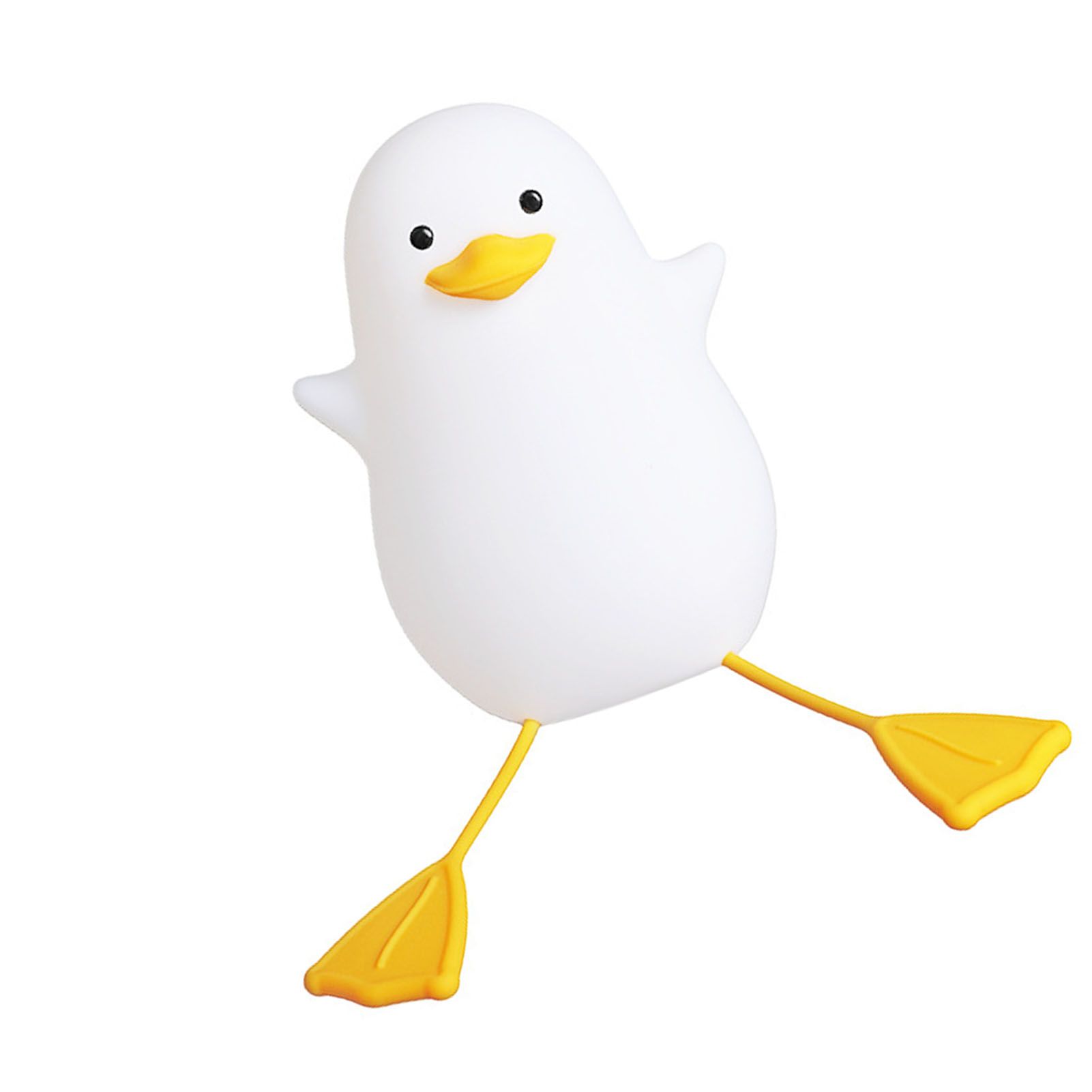 LED Night Light Cute Exquisite Touch Control USB Charging Night Light with Mobile Phone Holder Duck Night Lamp - Image 2