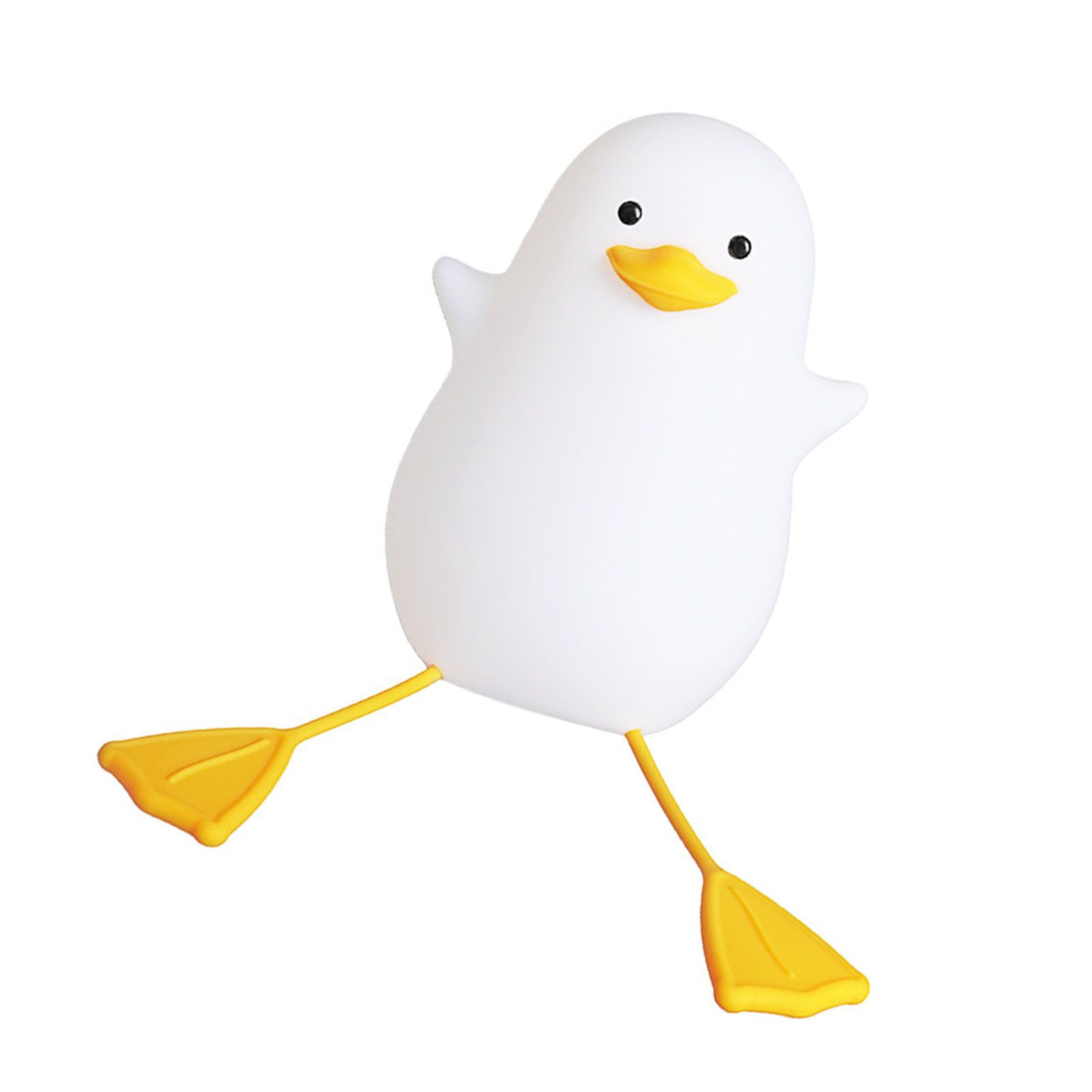 LED Night Light Cute Exquisite Touch Control USB Charging Night Light with Mobile Phone Holder Duck Night Lamp - Image 3