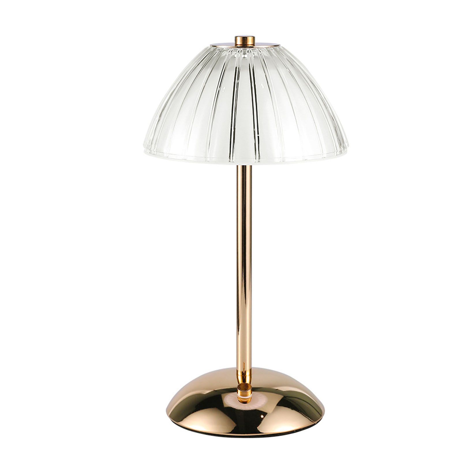 Mushroom Lamp Touch Switch Stepless Dimming Rechargeable Dining Table Decorative Crystal Table Lamp Bedside Night Light - Image 1