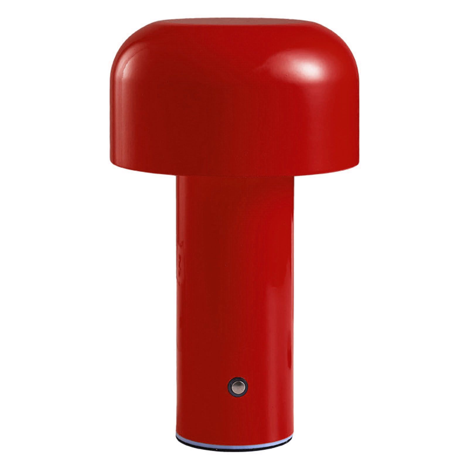 Mushroom Table Lamp Three Colors LED Light Beads Stepless Dimming Mushroom Lamp Night Light for Bedroom Bedside Red - Image 1