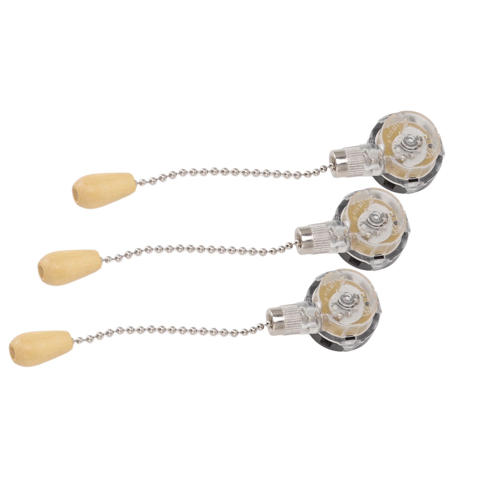 3Pcs Ceiling Fan Lamp Switch Rustproof Replacement Ceiling Light Pull Chain Switch 250V 125V Chrome - Image 8