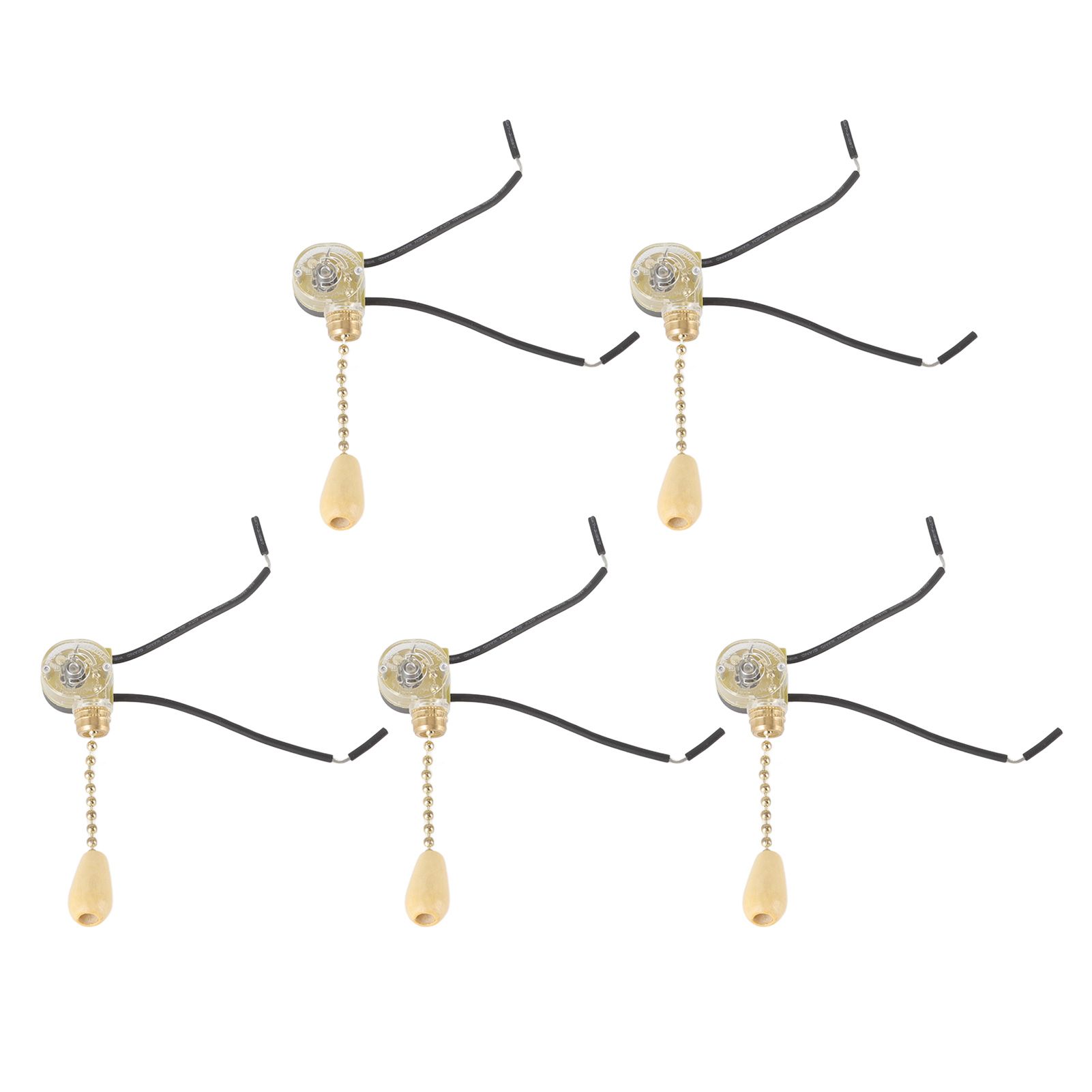 5pcs Pull Chain Switch Exquisite Replacement Ceiling Fan Light Switch Cord for Wall Lamp 250V 125V - Image 8