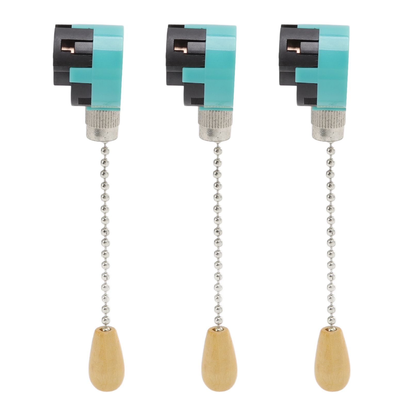 3Pcs Ceiling Light Pull Chain Switch 3 Speed 4 Wire Ceiling Fan Lamp Switch for Ceiling Lamp Fan Lamp Wall Lamp Chrome - Image 7