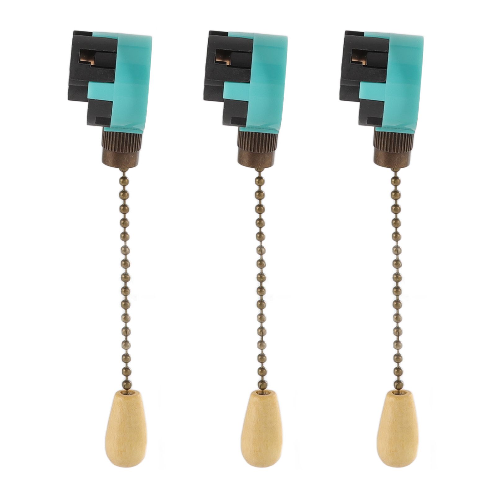 3Pcs Ceiling Light Pull Chain Switch 3 Speed 4 Wire Ceiling Fan Lamp Switch for Ceiling Lamp Fan Lamp Wall Lamp Bronze - Image 7