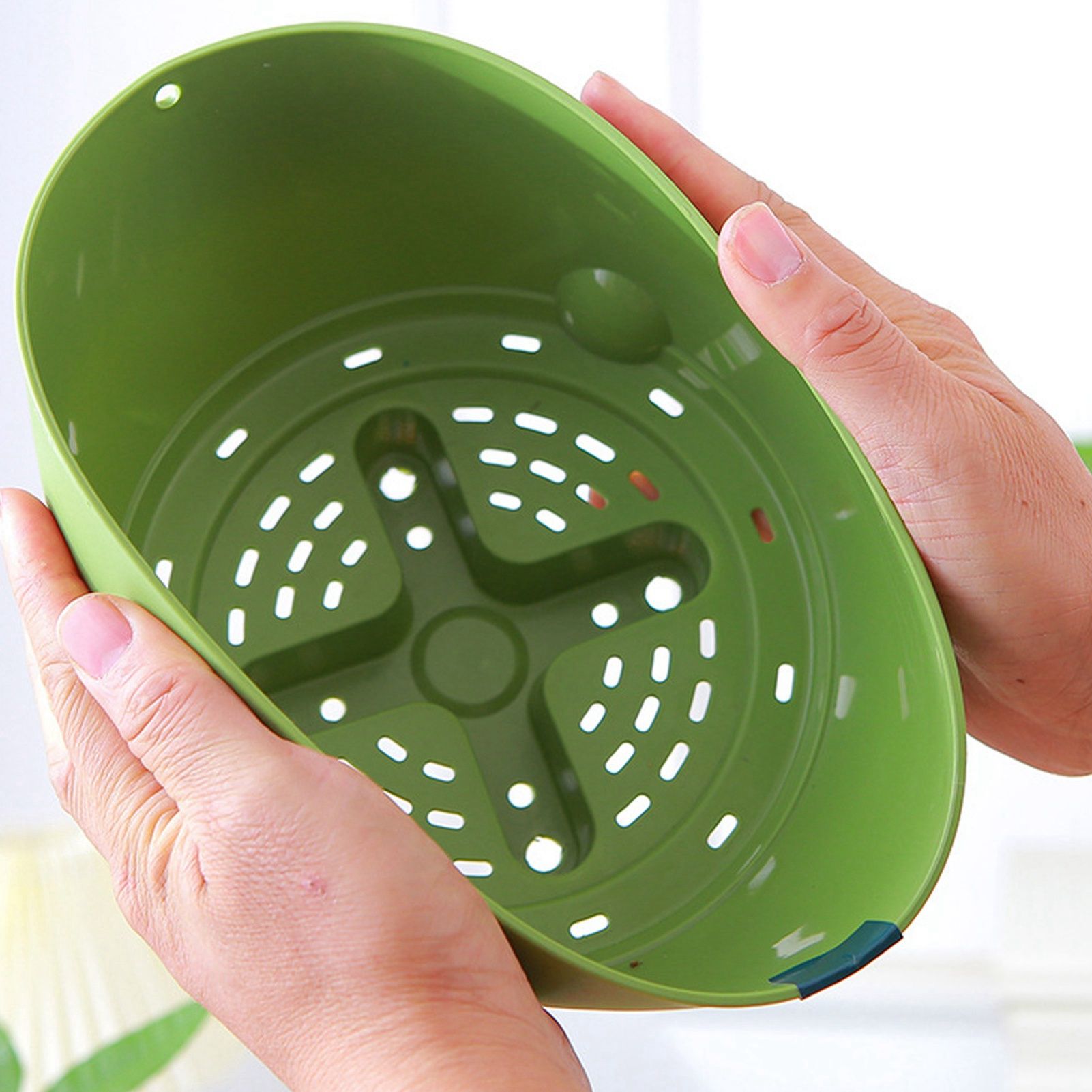 Hanging Double Chain Hanging Basket Planter Home Balcony Indoor Automatic Water Absorbing Basin - Image 7