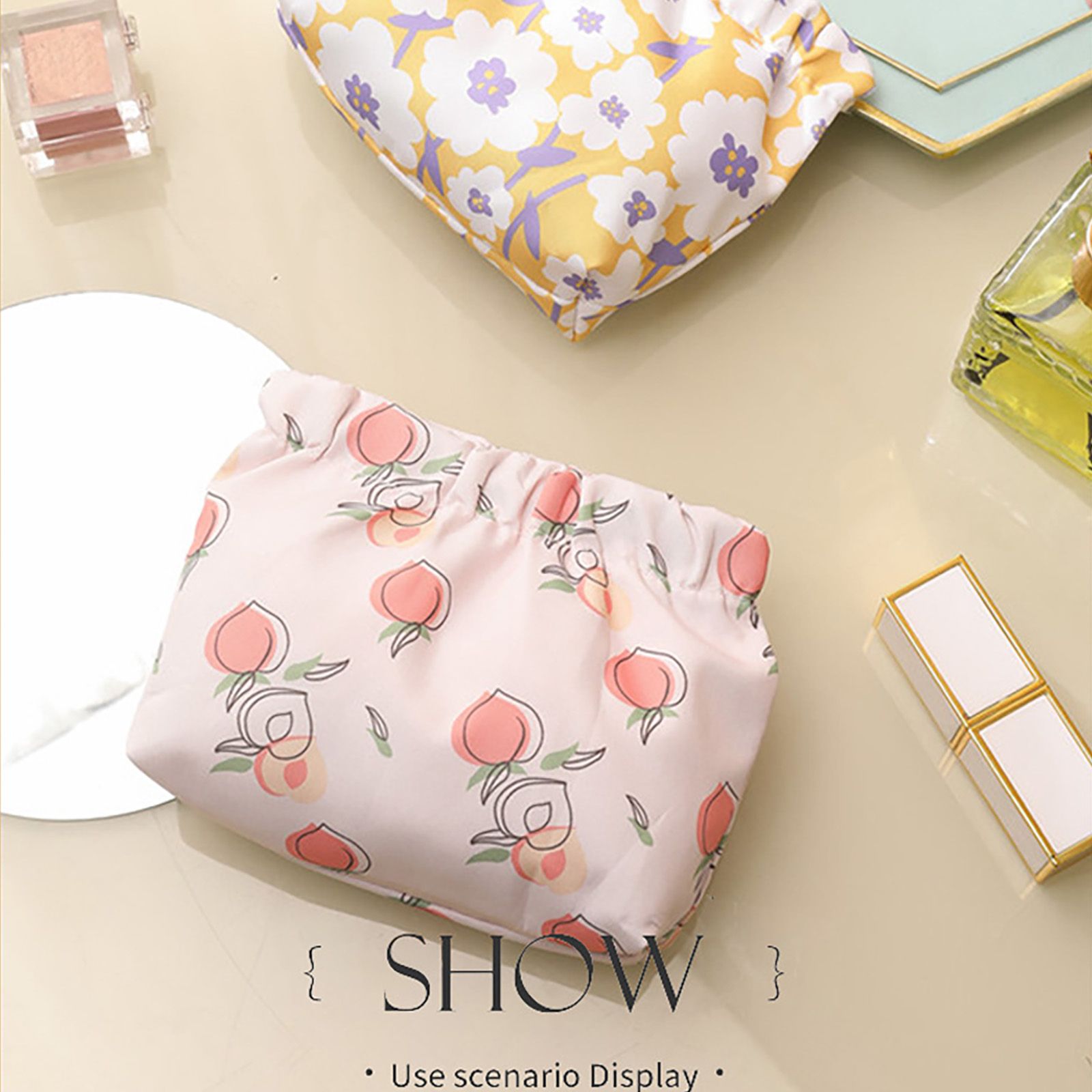 Waterproof Shrapnel Print Storage Bag Mini Makeup Bag Cosmetic Bag - Image 4