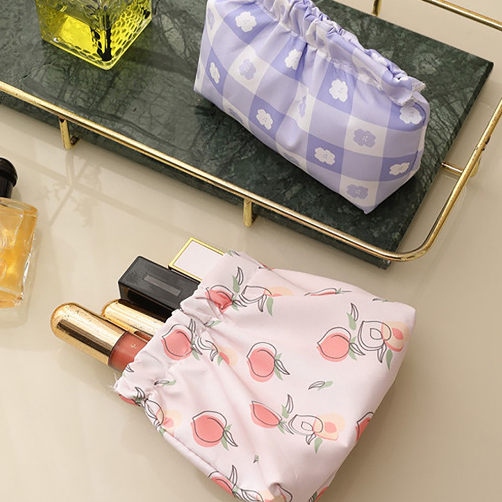 Waterproof Shrapnel Print Storage Bag Mini Makeup Bag Cosmetic Bag - Image 7