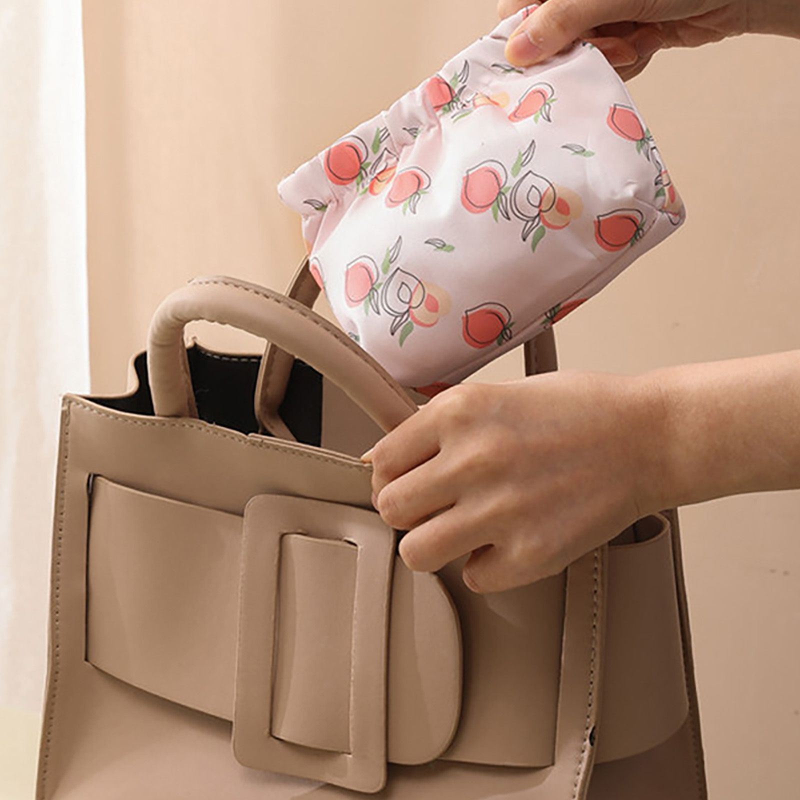 Waterproof Shrapnel Print Storage Bag Mini Makeup Bag Cosmetic Bag - Image 8