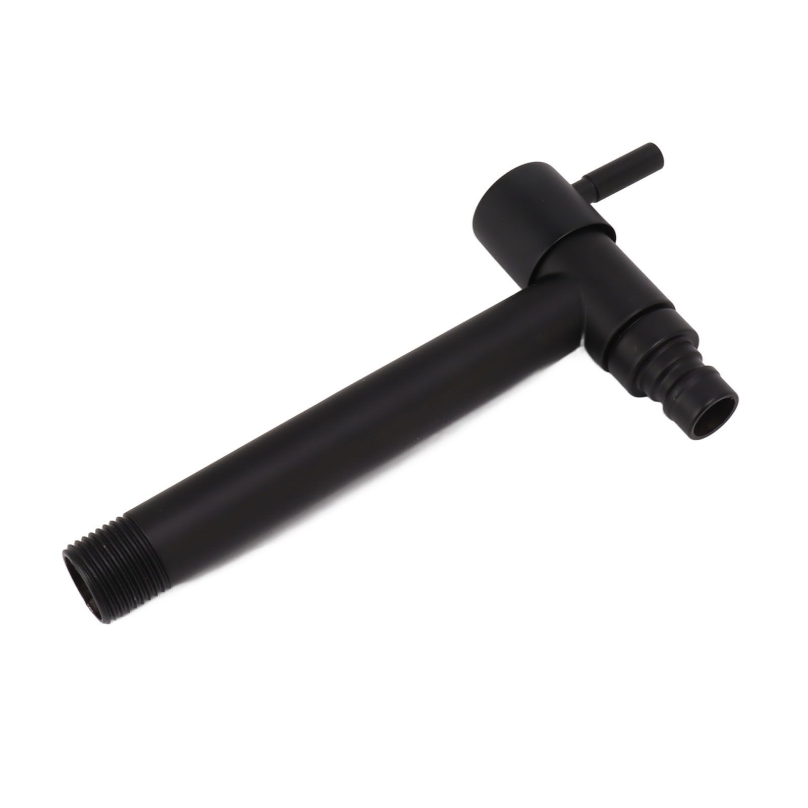 G1/2 Wall Mounted Cold Water Tap 304 Stainless Steel Single Handle Cold Faucet Bathroom Garden Faucet Tap Black for Washing Machine - Image 2