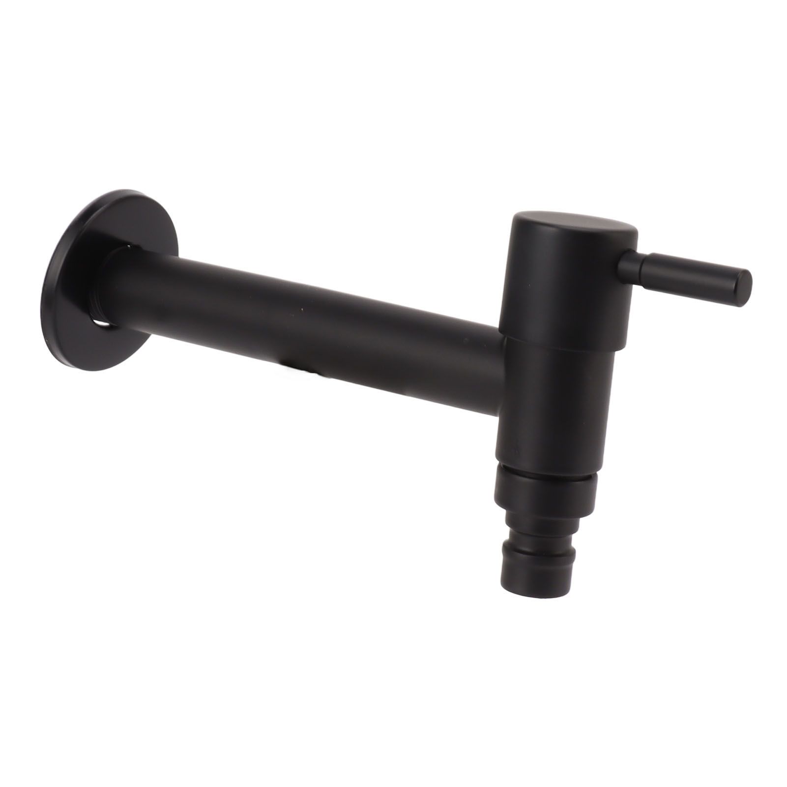 G1/2 Wall Mounted Cold Water Tap 304 Stainless Steel Single Handle Cold Faucet Bathroom Garden Faucet Tap Black for Washing Machine - Image 3