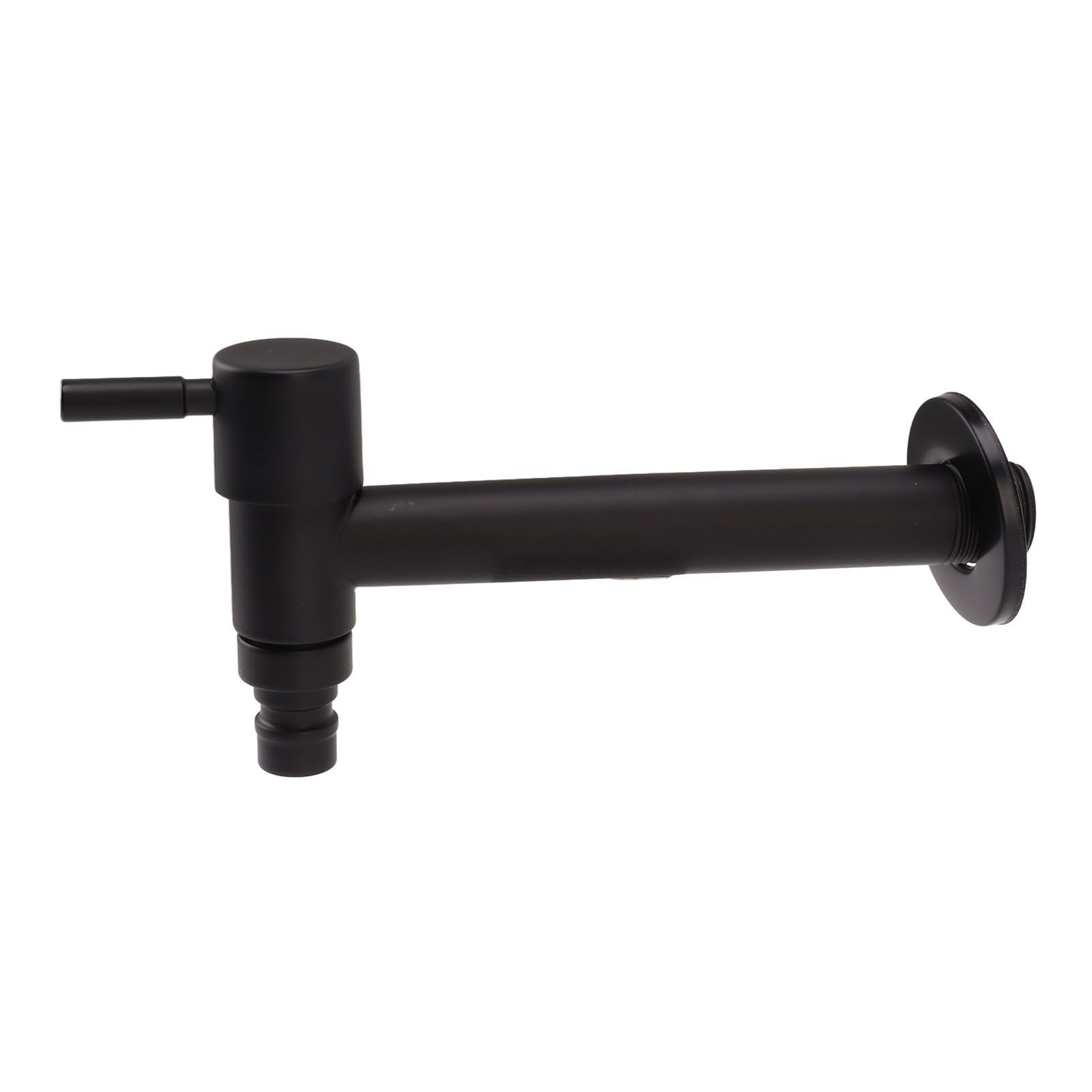 G1/2 Wall Mounted Cold Water Tap 304 Stainless Steel Single Handle Cold Faucet Bathroom Garden Faucet Tap Black for Washing Machine - Image 5