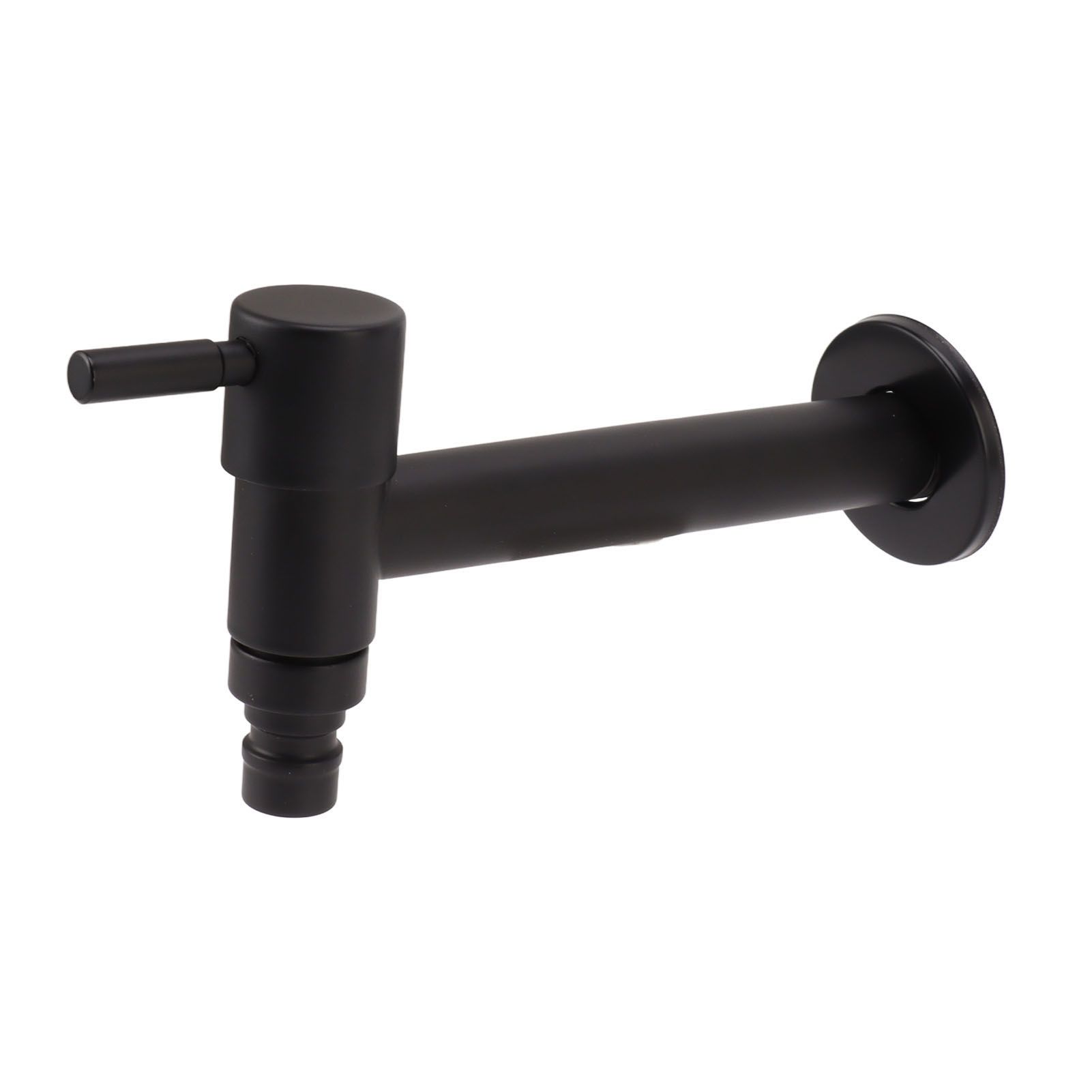 G1/2 Wall Mounted Cold Water Tap 304 Stainless Steel Single Handle Cold Faucet Bathroom Garden Faucet Tap Black for Washing Machine - Image 6