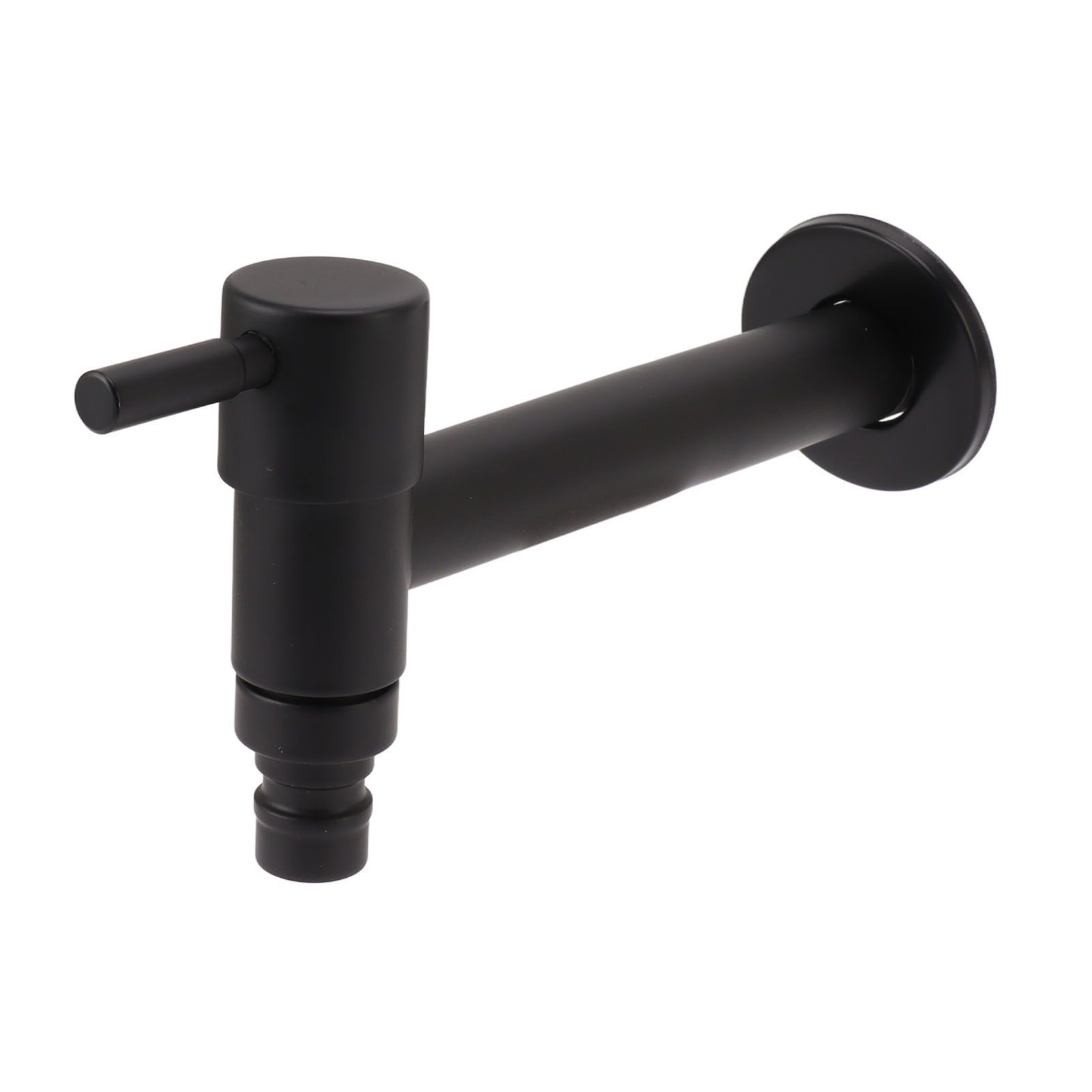 G1/2 Wall Mounted Cold Water Tap 304 Stainless Steel Single Handle Cold Faucet Bathroom Garden Faucet Tap Black for Washing Machine - Image 7