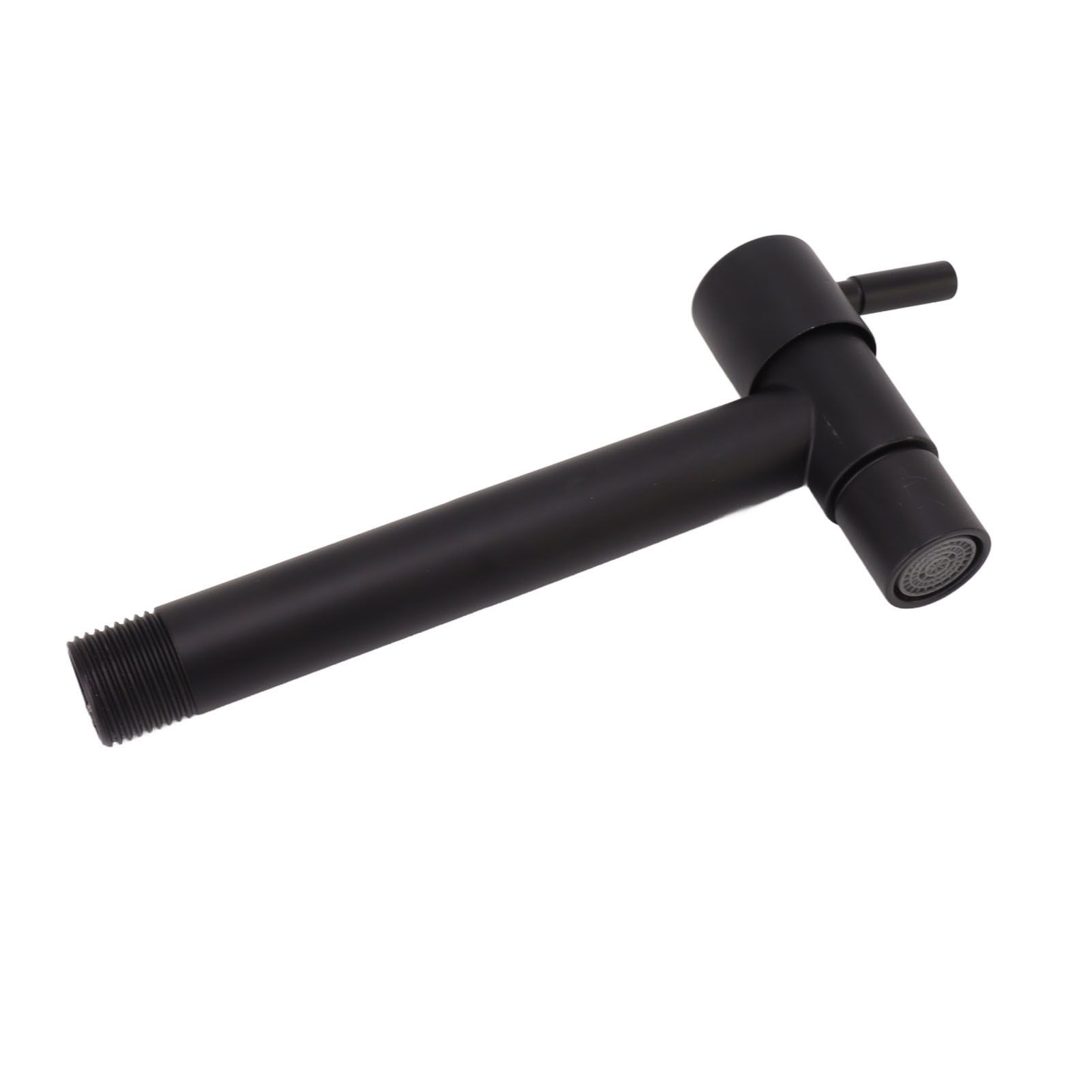 G1/2 Wall Mounted Cold Water Tap 304 Stainless Steel Single Handle Cold Faucet Bathroom Garden Faucet Tap Black for Mop Pool - Image 2