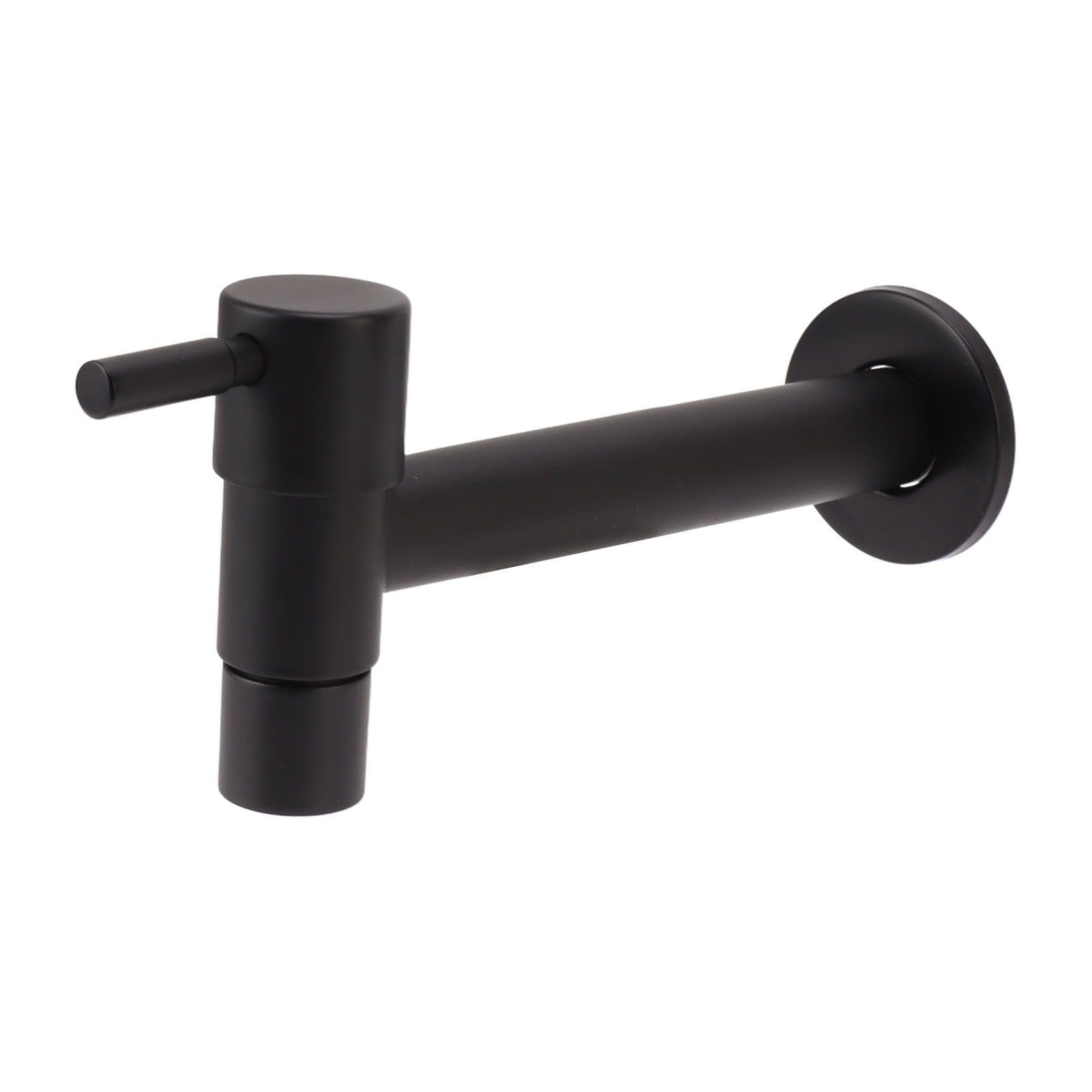 G1/2 Wall Mounted Cold Water Tap 304 Stainless Steel Single Handle Cold Faucet Bathroom Garden Faucet Tap Black for Mop Pool - Image 7