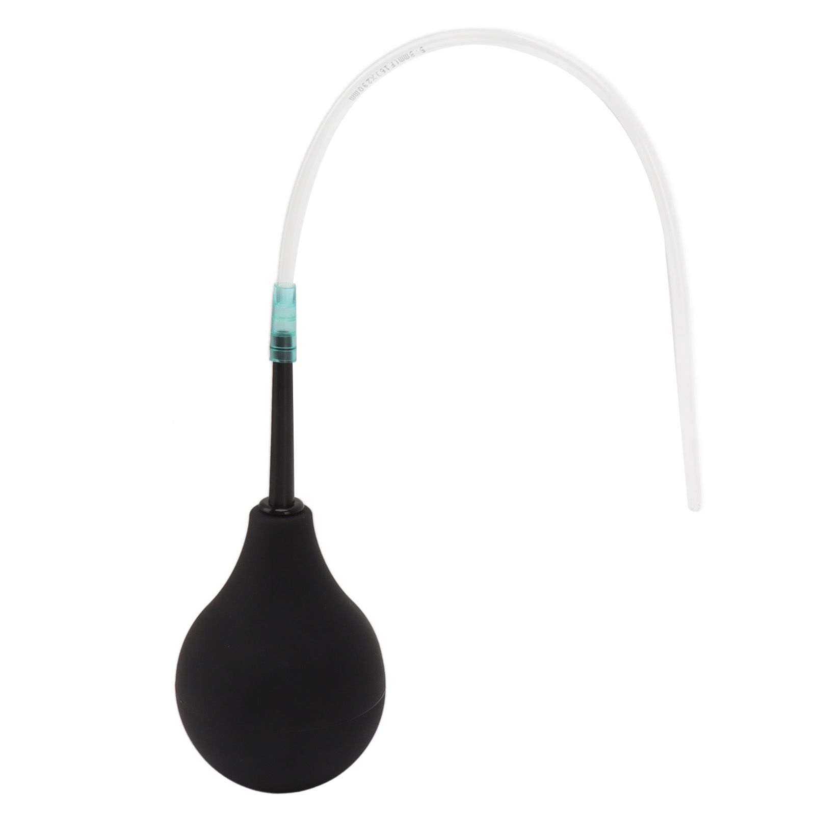 Enema Bulb Kit Silicone Douche Bulb with Single Use Hose Women Enemator Astriction Anal Cleaner Black 89ml - Image 2