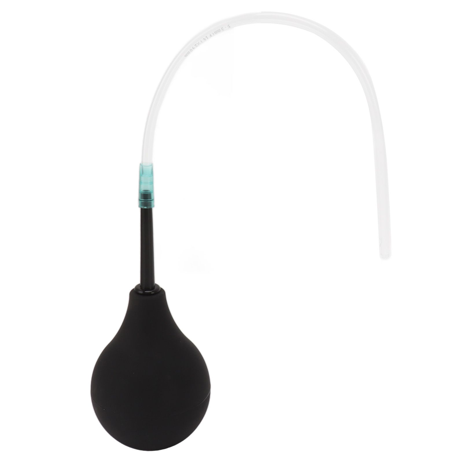 Enema Bulb Kit Silicone Douche Bulb with Single Use Hose Women Enemator Astriction Anal Cleaner Black 89ml - Image 4