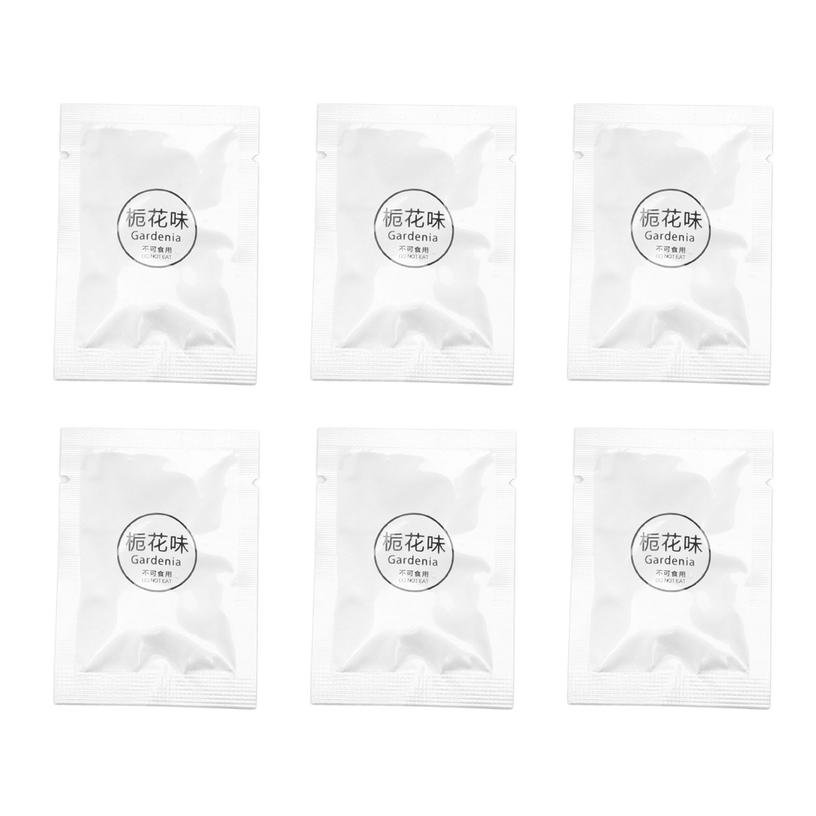 6 Pack Car Fragrance Replacement Tablets Portable Air Vent Clip Replacement Pads for Car Accessories Gardenia Flavor - Image 1