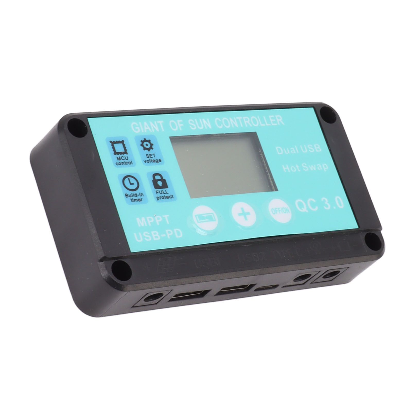 Solar Charge Controller Dual USB Output Fast Charging Solar Panel Regulator 12V/24V for Household Industry 30A - Image 8