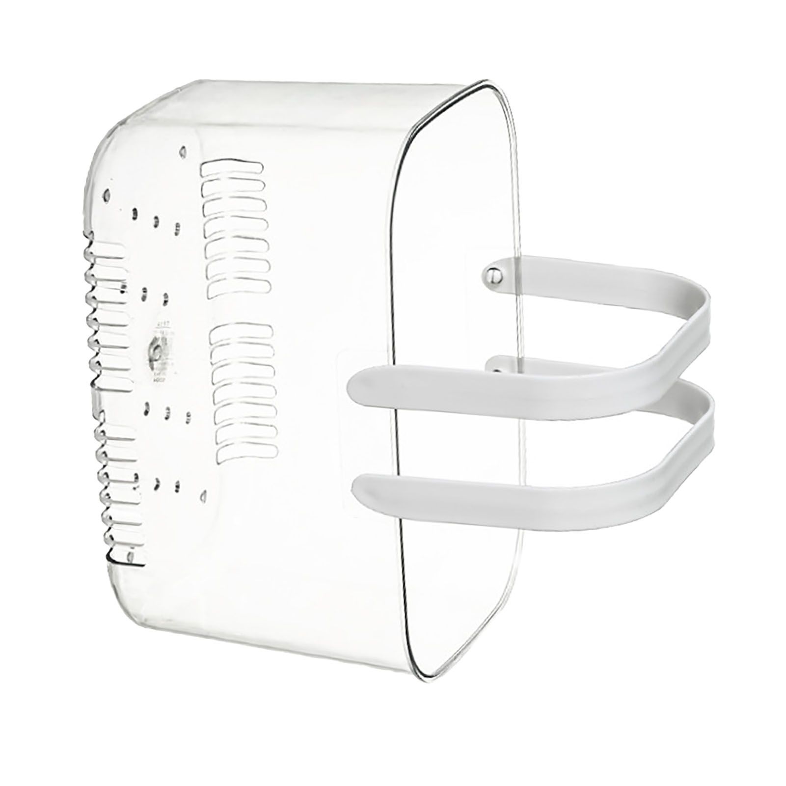 Clear Hand Basket Comfortable Handle Ventilation Holes Easy Access Versatile Fruit Storage Basket for Camping White - Image 3