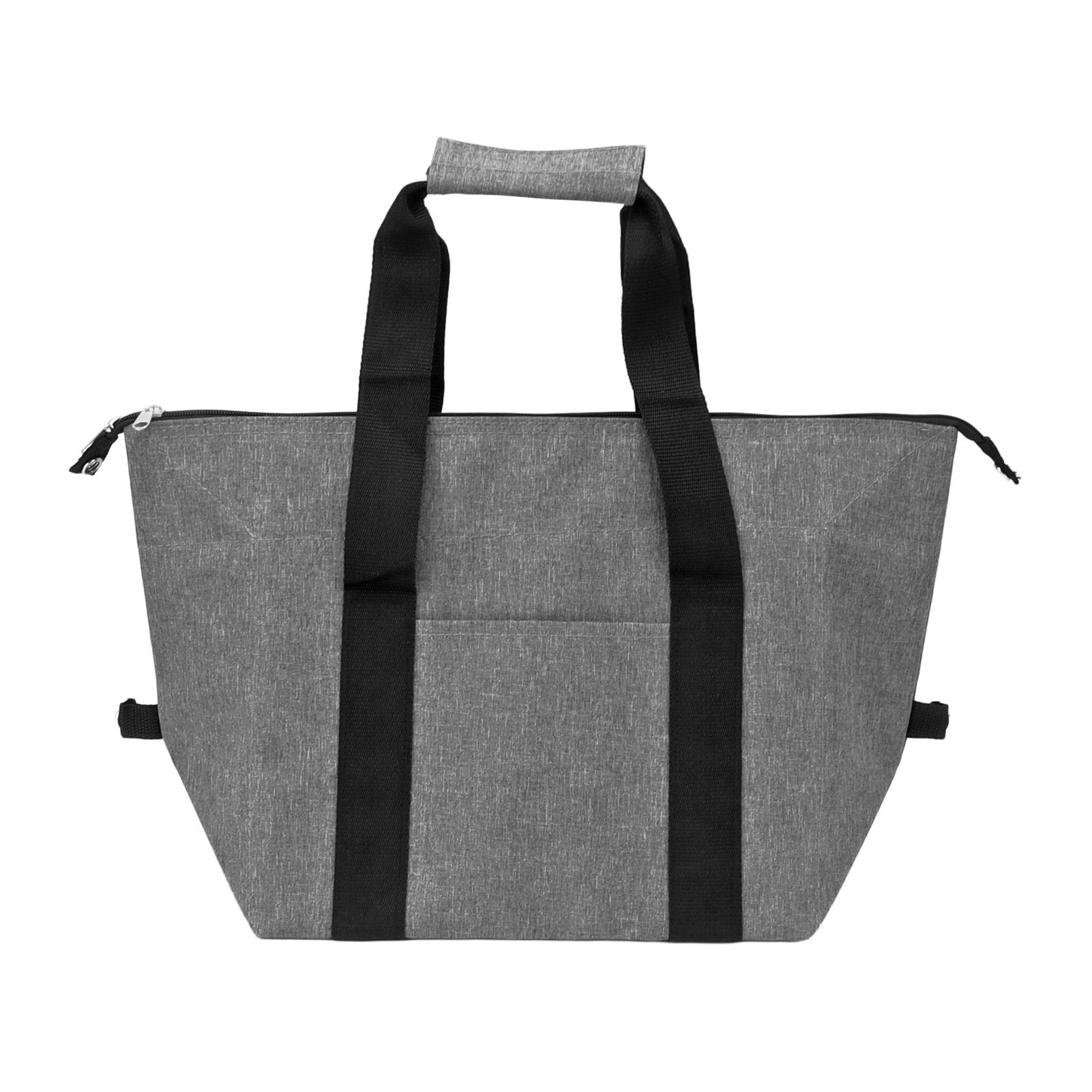 Camping Cooler Bag Leakproof Foldable Fresh Picnic Thermal Insulation Bag for Travel Work School Grey Small Size 10L - Image 1