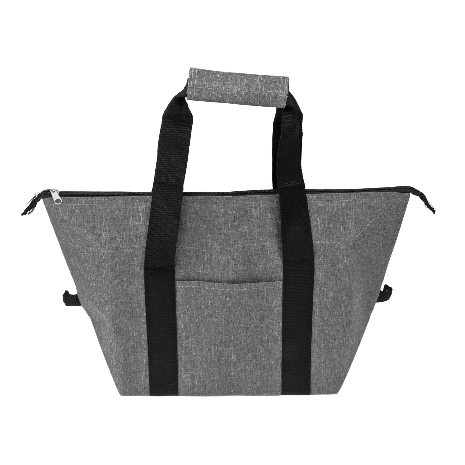 Camping Cooler Bag Leakproof Foldable Fresh Picnic Thermal Insulation Bag for Travel Work School Grey Small Size 10L - Image 2