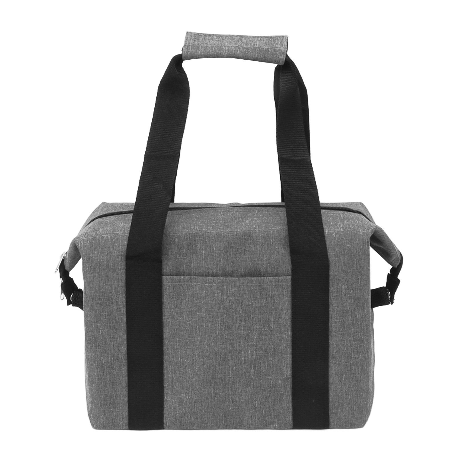 Camping Cooler Bag Leakproof Foldable Fresh Picnic Thermal Insulation Bag for Travel Work School Grey Small Size 10L - Image 6