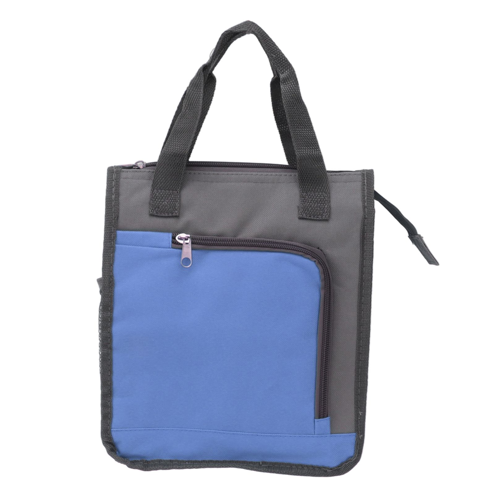 Insulated Refrigerated Bag Widened Handle Insulated Reusable Grocery Bag for Work Travel Hiking Food Delivery Blue - Image 1