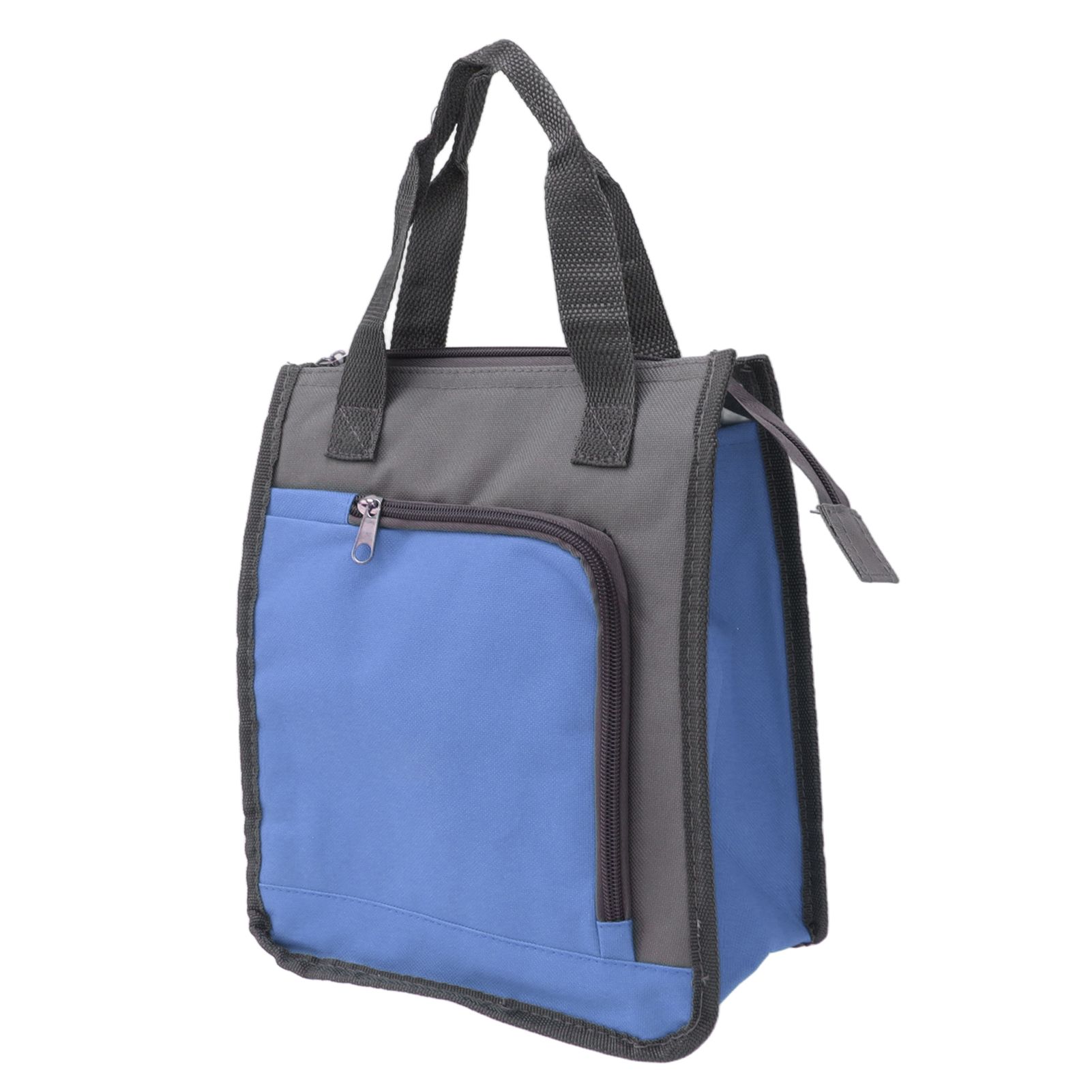 Insulated Refrigerated Bag Widened Handle Insulated Reusable Grocery Bag for Work Travel Hiking Food Delivery Blue - Image 3