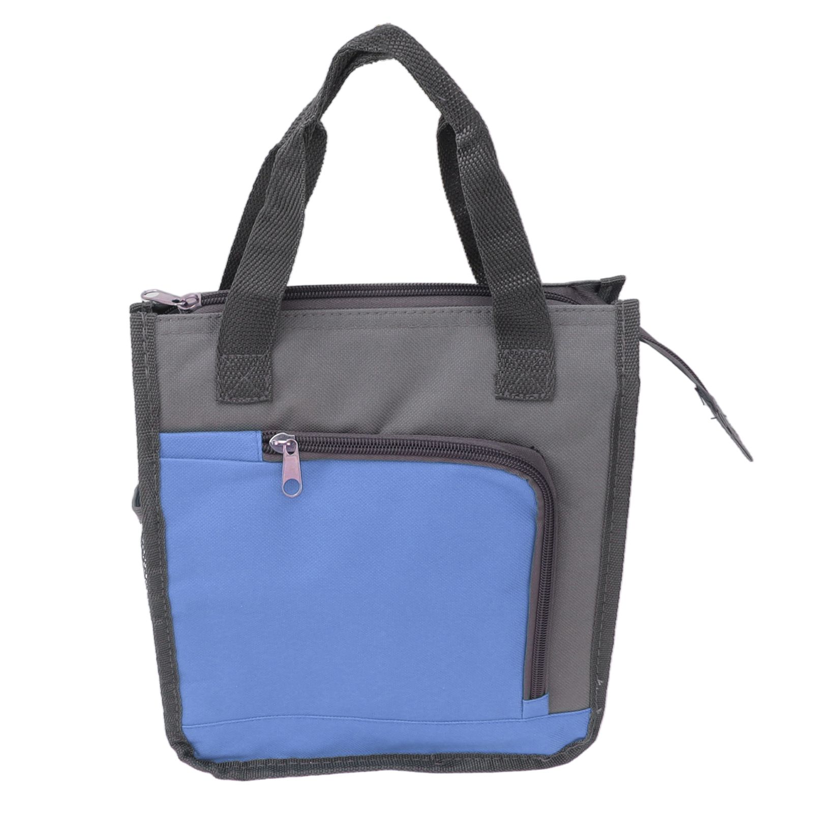 Insulated Refrigerated Bag Widened Handle Insulated Reusable Grocery Bag for Work Travel Hiking Food Delivery Blue - Image 4