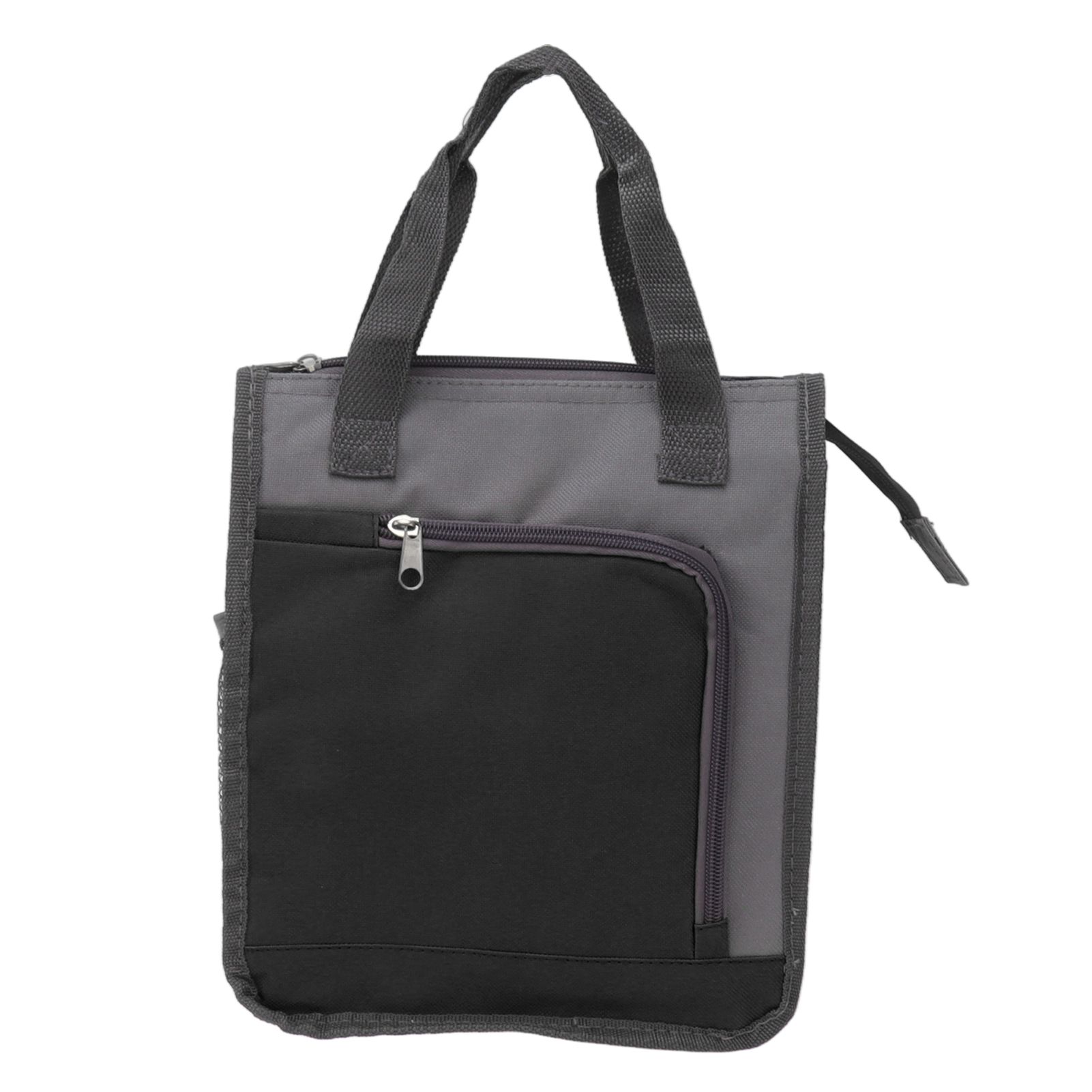 Insulated Refrigerated Bag Widened Handle Insulated Reusable Grocery Bag for Work Travel Hiking Food Delivery Black - Image 1
