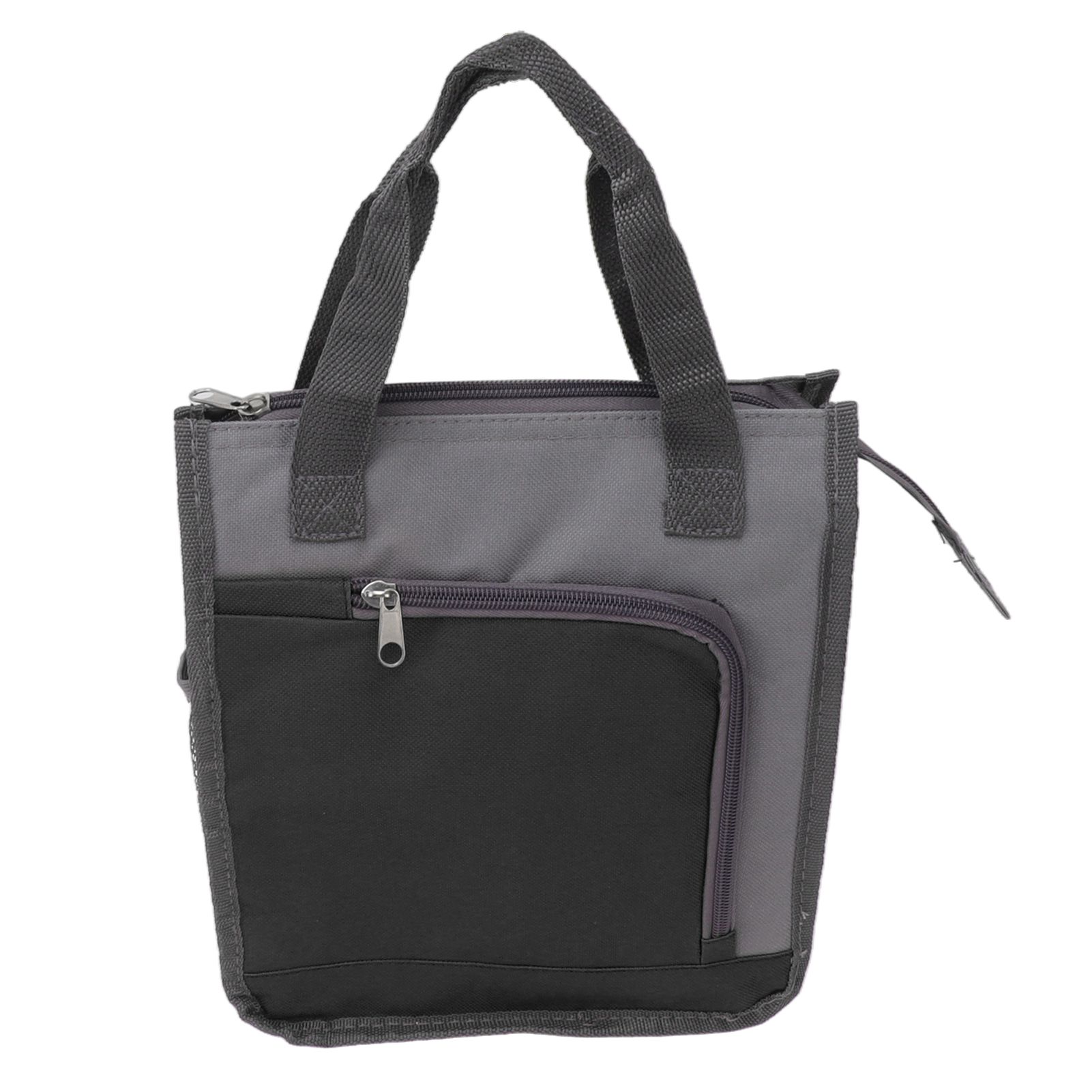 Insulated Refrigerated Bag Widened Handle Insulated Reusable Grocery Bag for Work Travel Hiking Food Delivery Black - Image 4