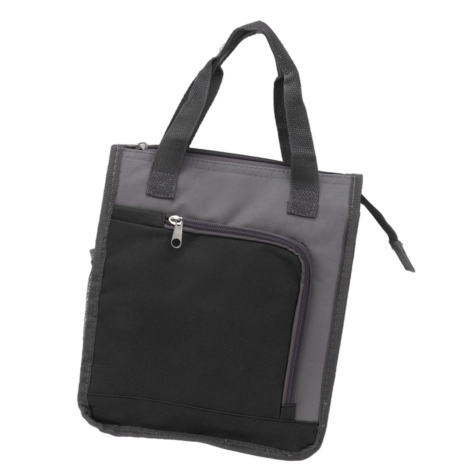Insulated Refrigerated Bag Widened Handle Insulated Reusable Grocery Bag for Work Travel Hiking Food Delivery Black - Image 8