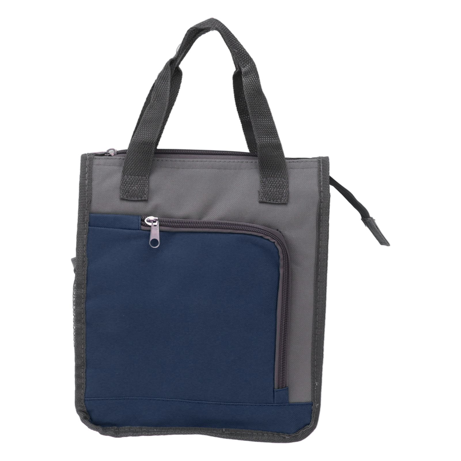 Insulated Refrigerated Bag Widened Handle Insulated Reusable Grocery Bag for Work Travel Hiking Food Delivery Dark Blue - Image 1