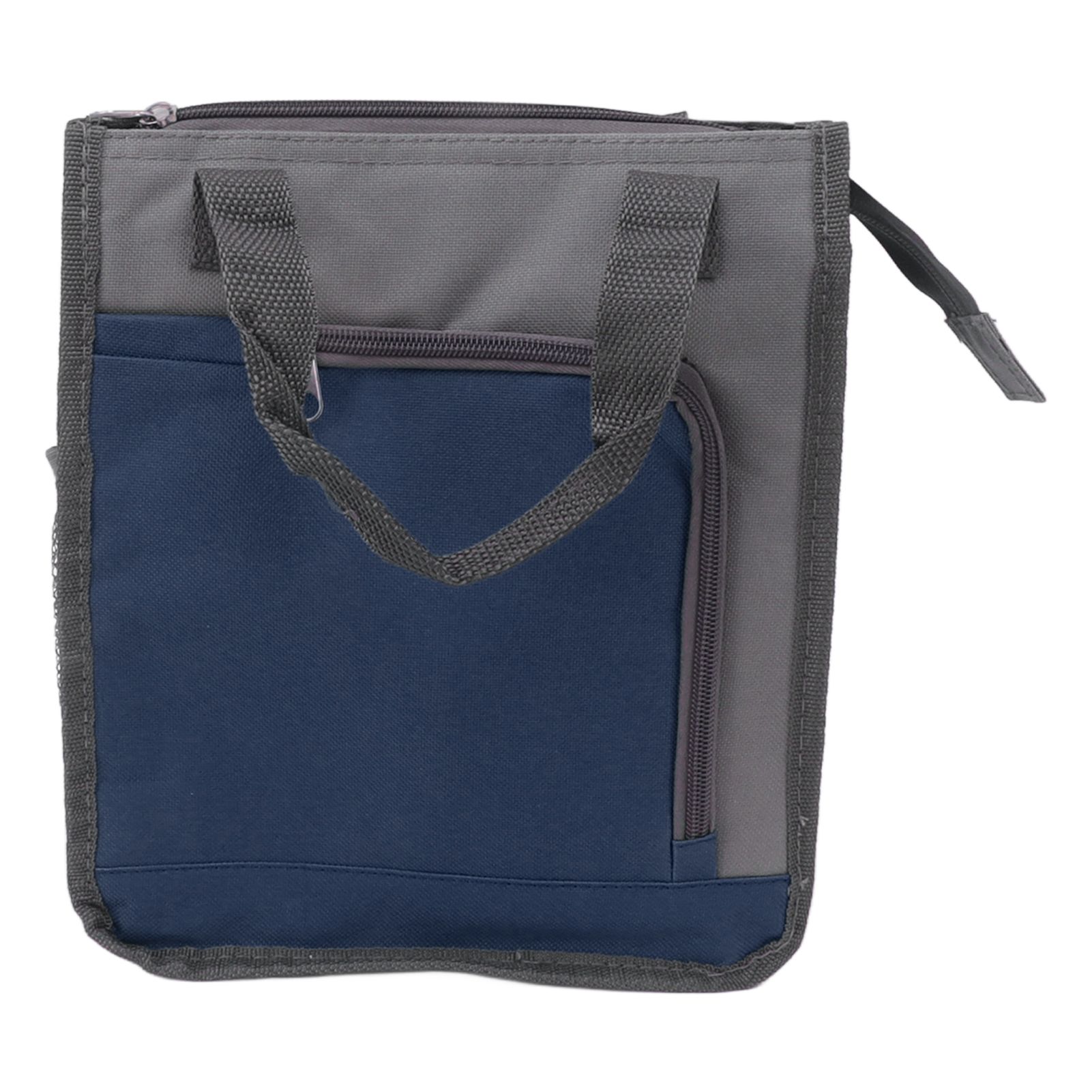 Insulated Refrigerated Bag Widened Handle Insulated Reusable Grocery Bag for Work Travel Hiking Food Delivery Dark Blue - Image 5