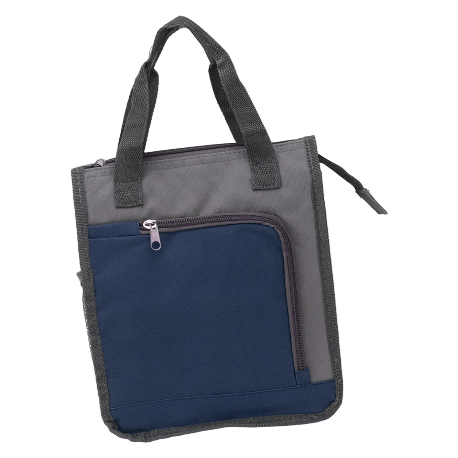 Insulated Refrigerated Bag Widened Handle Insulated Reusable Grocery Bag for Work Travel Hiking Food Delivery Dark Blue - Image 7