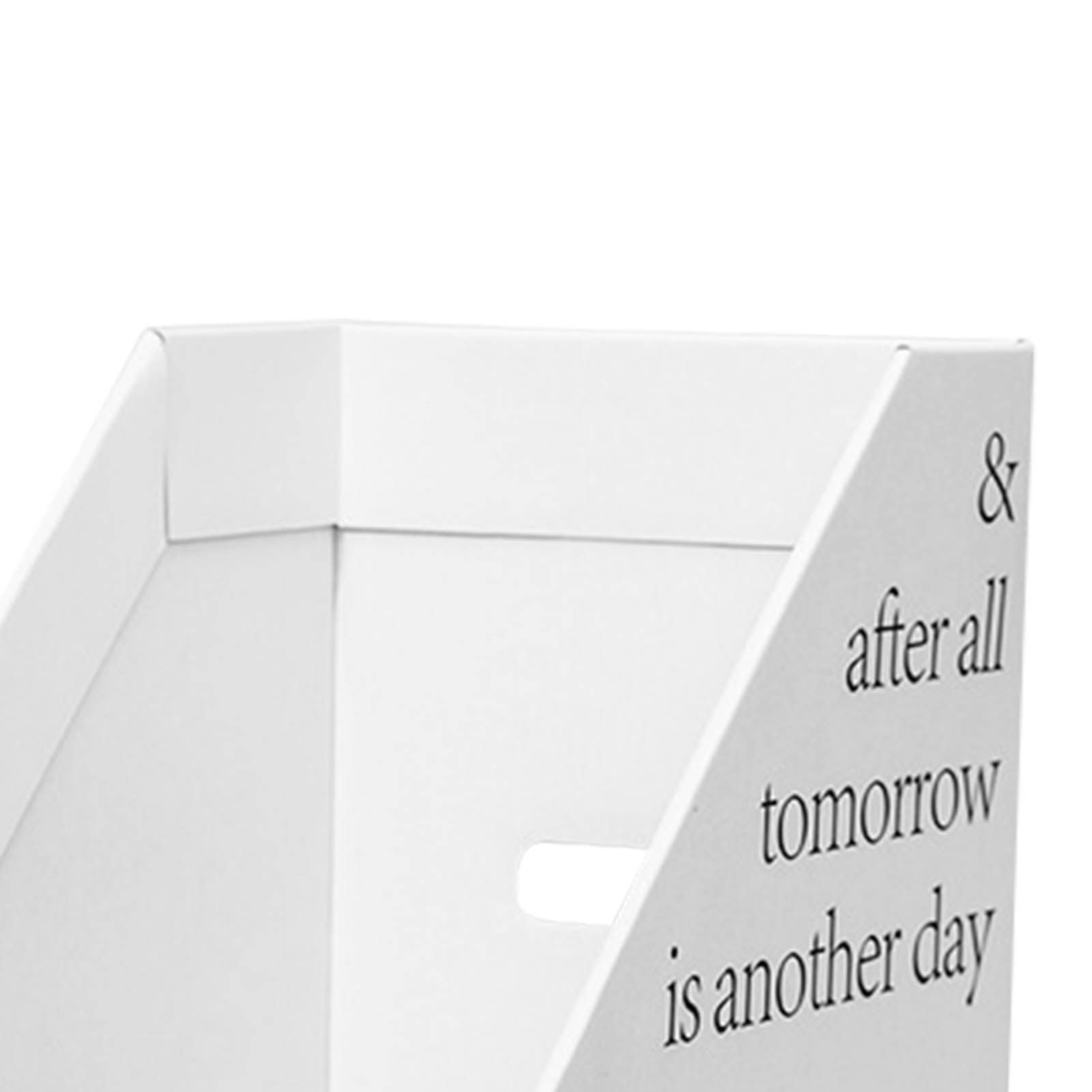 Vertical File Folder Bin Paper Number Marking Slim Desk Storage Organizer for Books Notebooks Magazines Envelopes 2 - Image 7