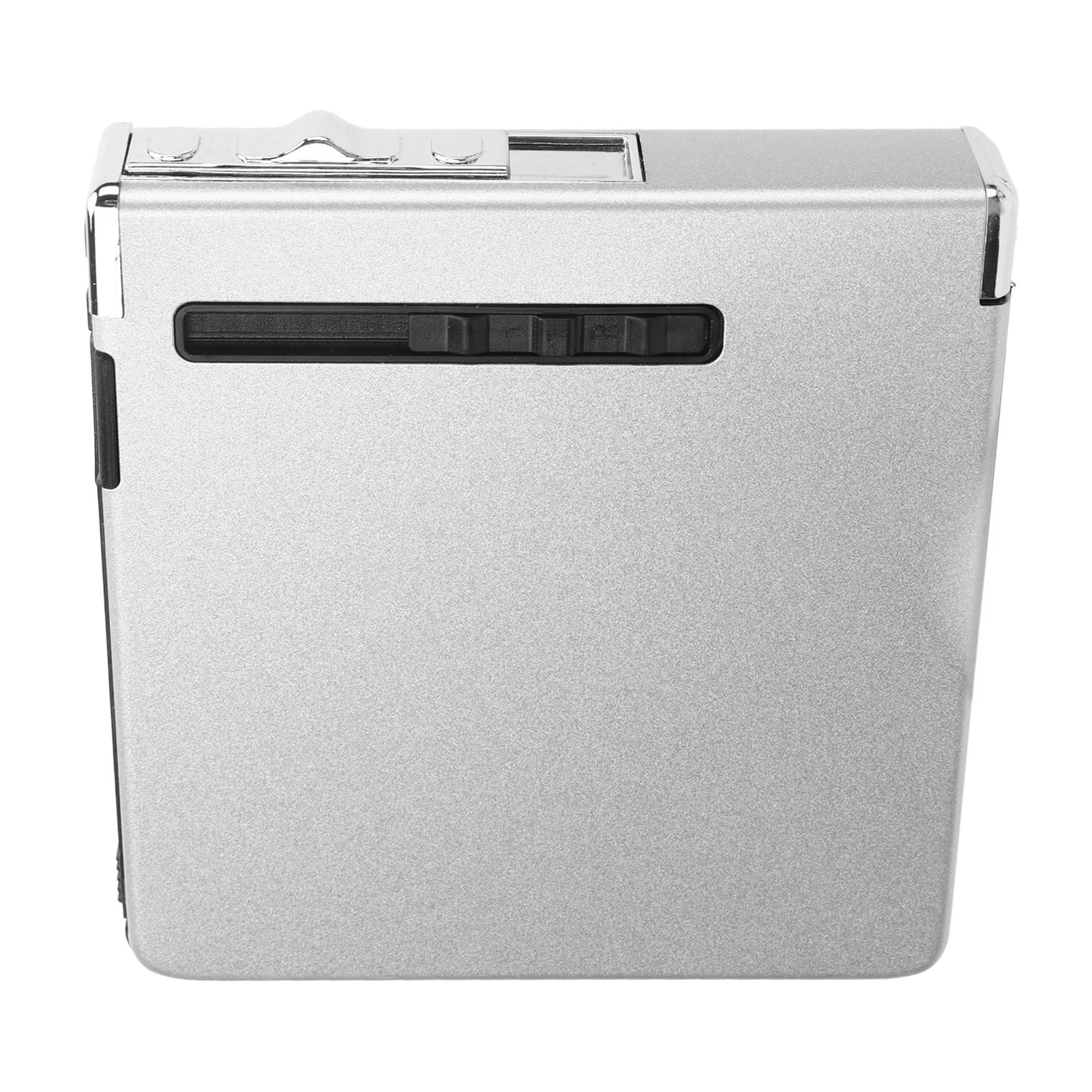 20 Regular Cigarettes Case Box USB Rechargeable Cigarette Case with Lighter for Men Women Ideal Gift for Smoker Silver Matte - Image 7