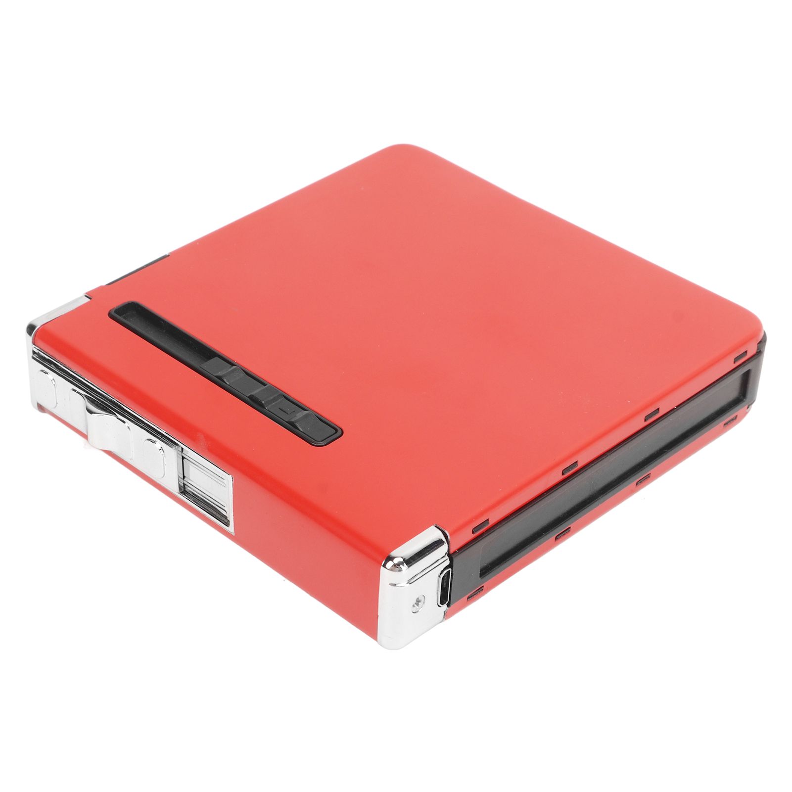20 Regular Cigarettes Case Box USB Rechargeable Cigarette Case with Lighter for Men Women Ideal Gift for Smoker Red - Image 8