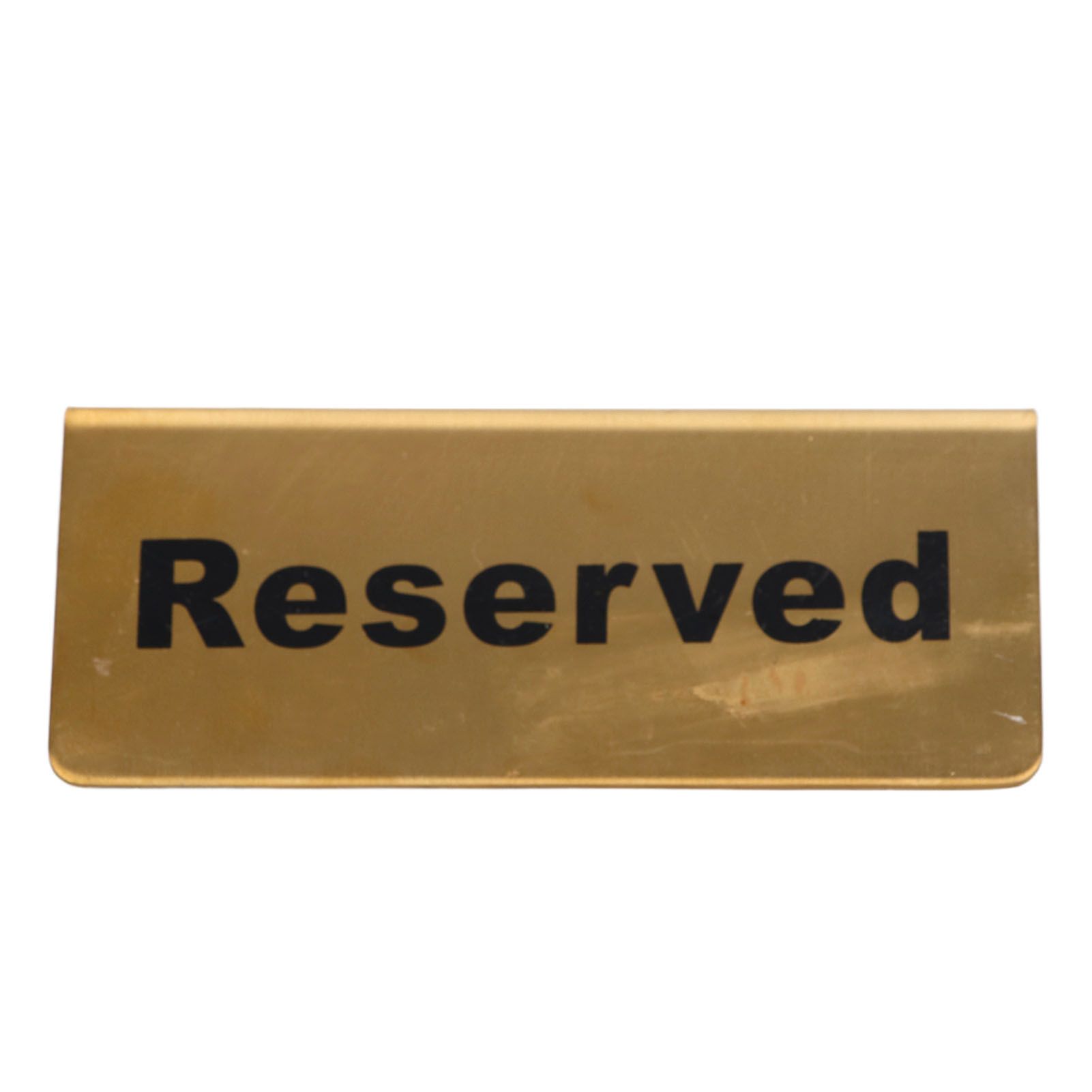 Metal Table Top Sign Strong Stainless Steel Double Sided Space Saving Gold Tabletop Sign for Party Wedding Hotel Reserved - Image 7