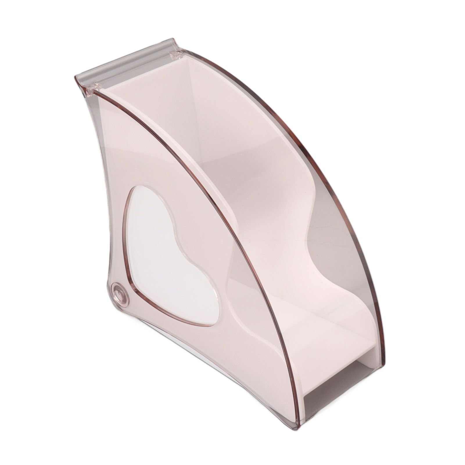 Coffee Filter Holder Storage Coffee Filter Paper Dispenser Rack with Dustproof Cover for Cafe Office White - Image 2