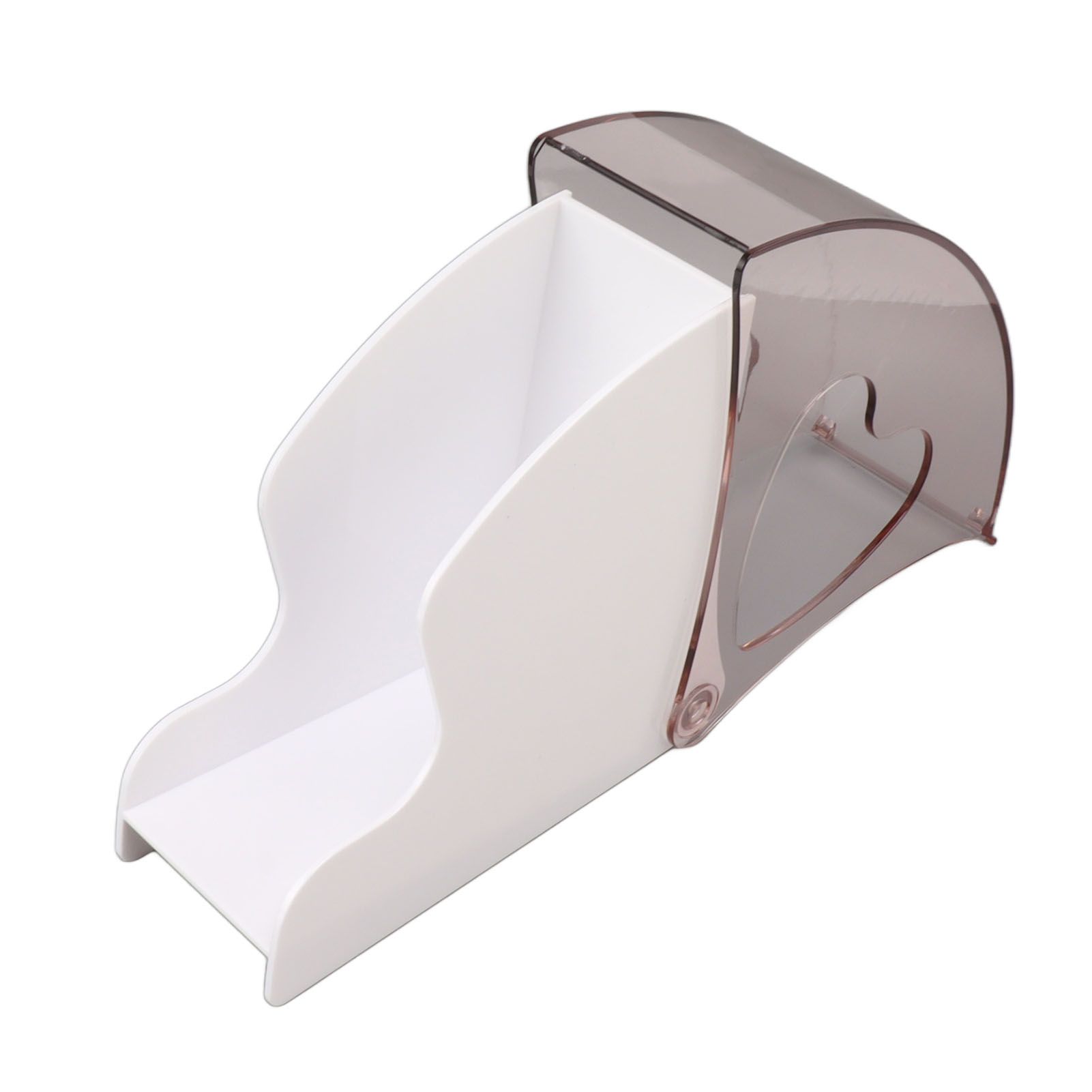 Coffee Filter Holder Storage Coffee Filter Paper Dispenser Rack with Dustproof Cover for Cafe Office White - Image 5