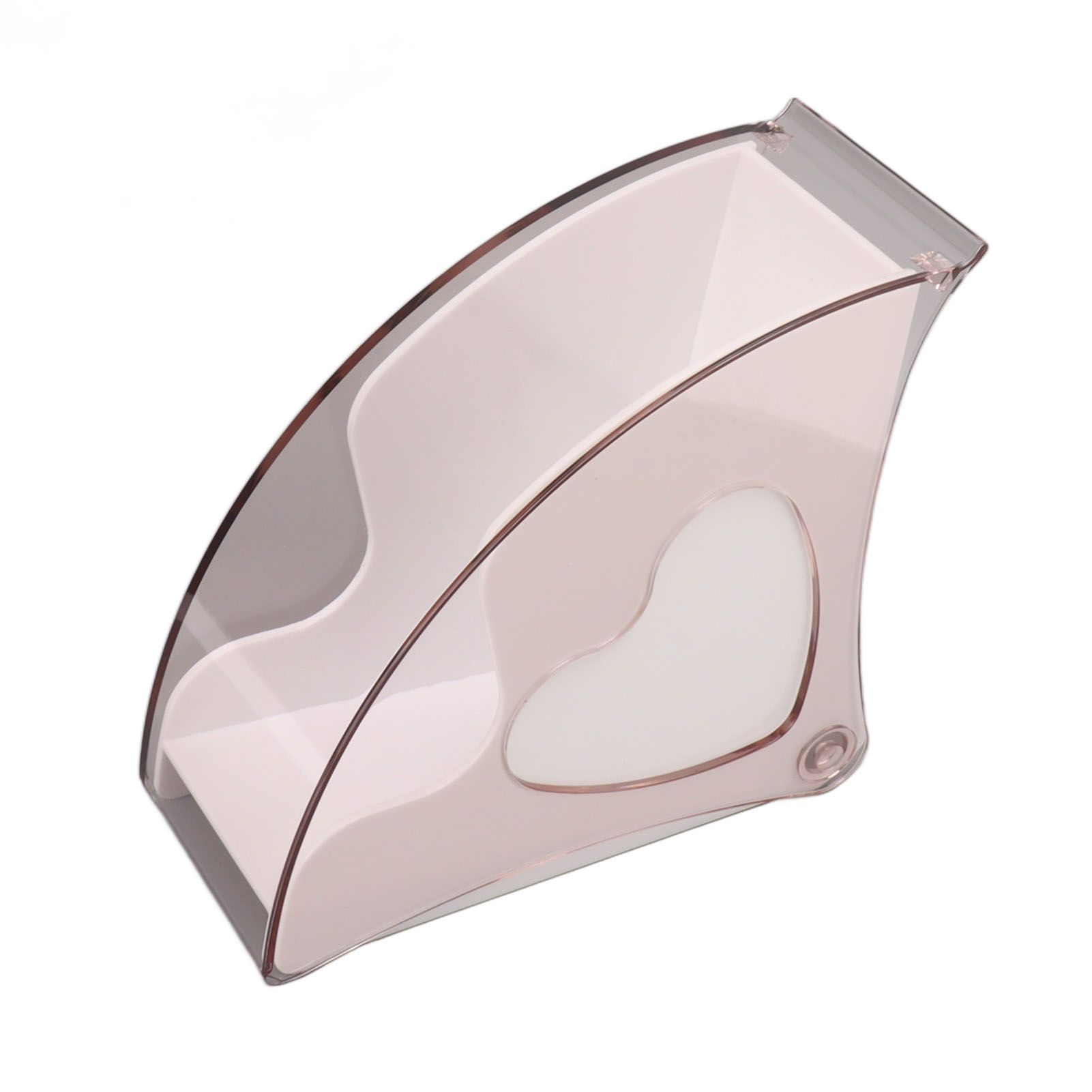 Coffee Filter Holder Storage Coffee Filter Paper Dispenser Rack with Dustproof Cover for Cafe Office White - Image 6