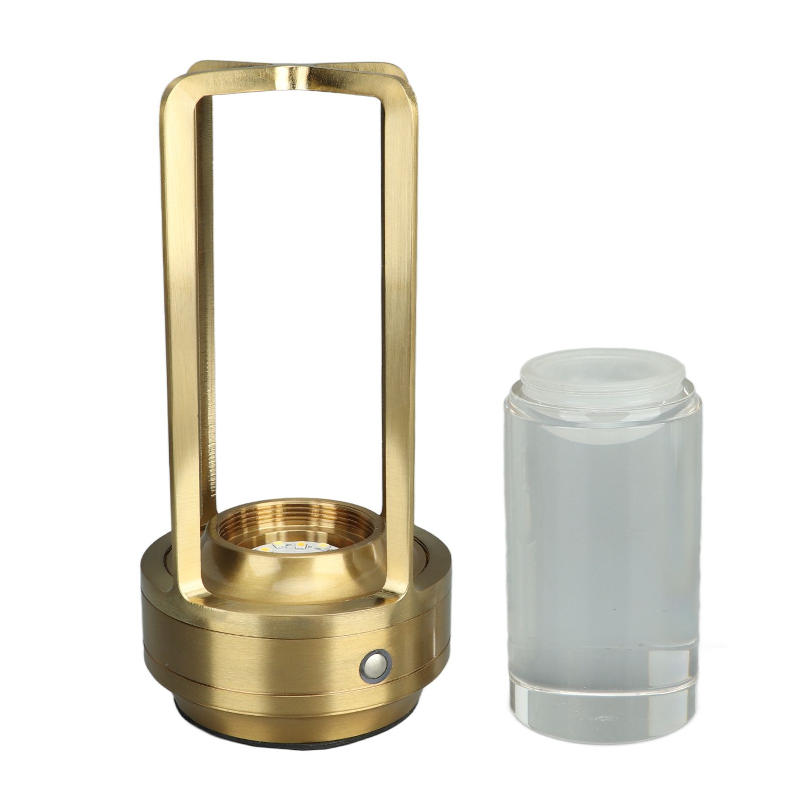 Cordless Table Lamp 3 Colors Stepless Dimming LED Table Lamp Rechargeable Touch Lamp Bedside Nightstand Lamp Gold - Image 7