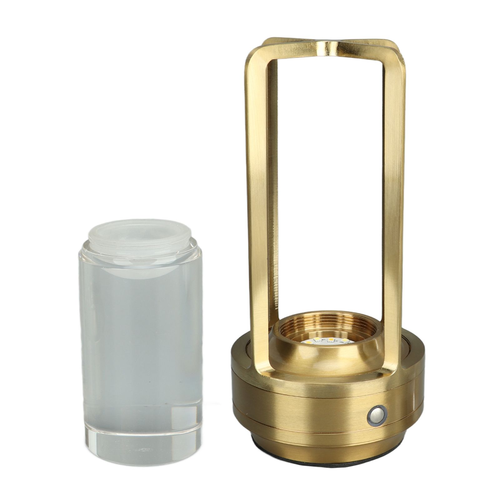 Cordless Table Lamp 3 Colors Stepless Dimming LED Table Lamp Rechargeable Touch Lamp Bedside Nightstand Lamp Gold - Image 8