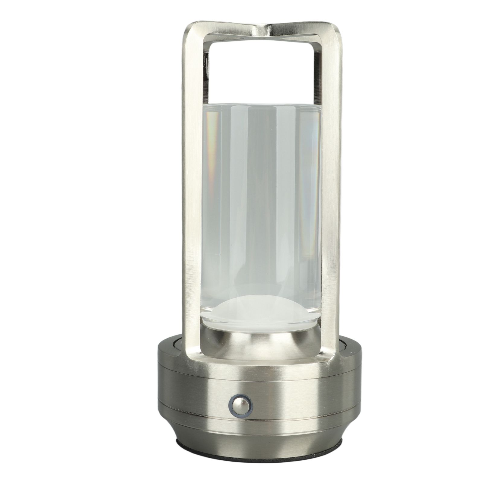 Cordless Table Lamp 3 Colors Stepless Dimming LED Table Lamp Rechargeable Touch Lamp Bedside Nightstand Lamp Silver - Image 2